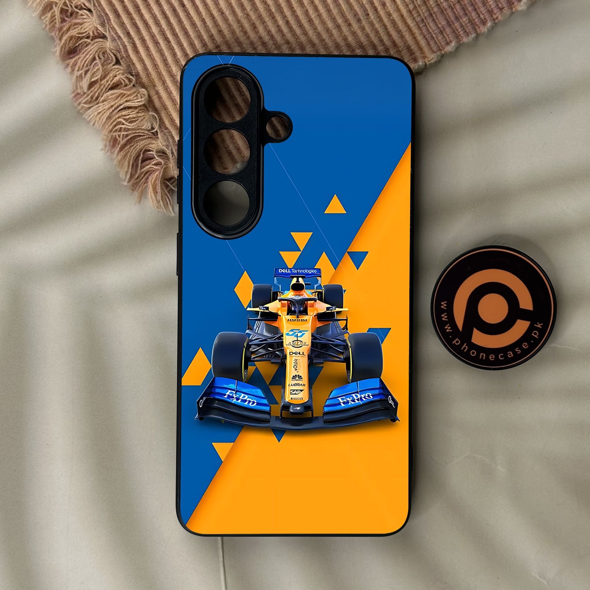 Galaxy S26 - Formula 1 Design 7 - Premium Metal Printed Soft Bumper Shock Proof Case