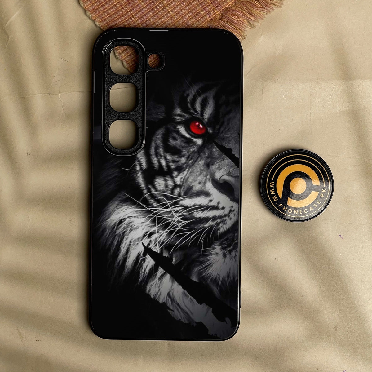 Infinix Hot 70 Pro - Tiger Design 7 - Premium Metal Printed Soft Bumper Shock Proof Case