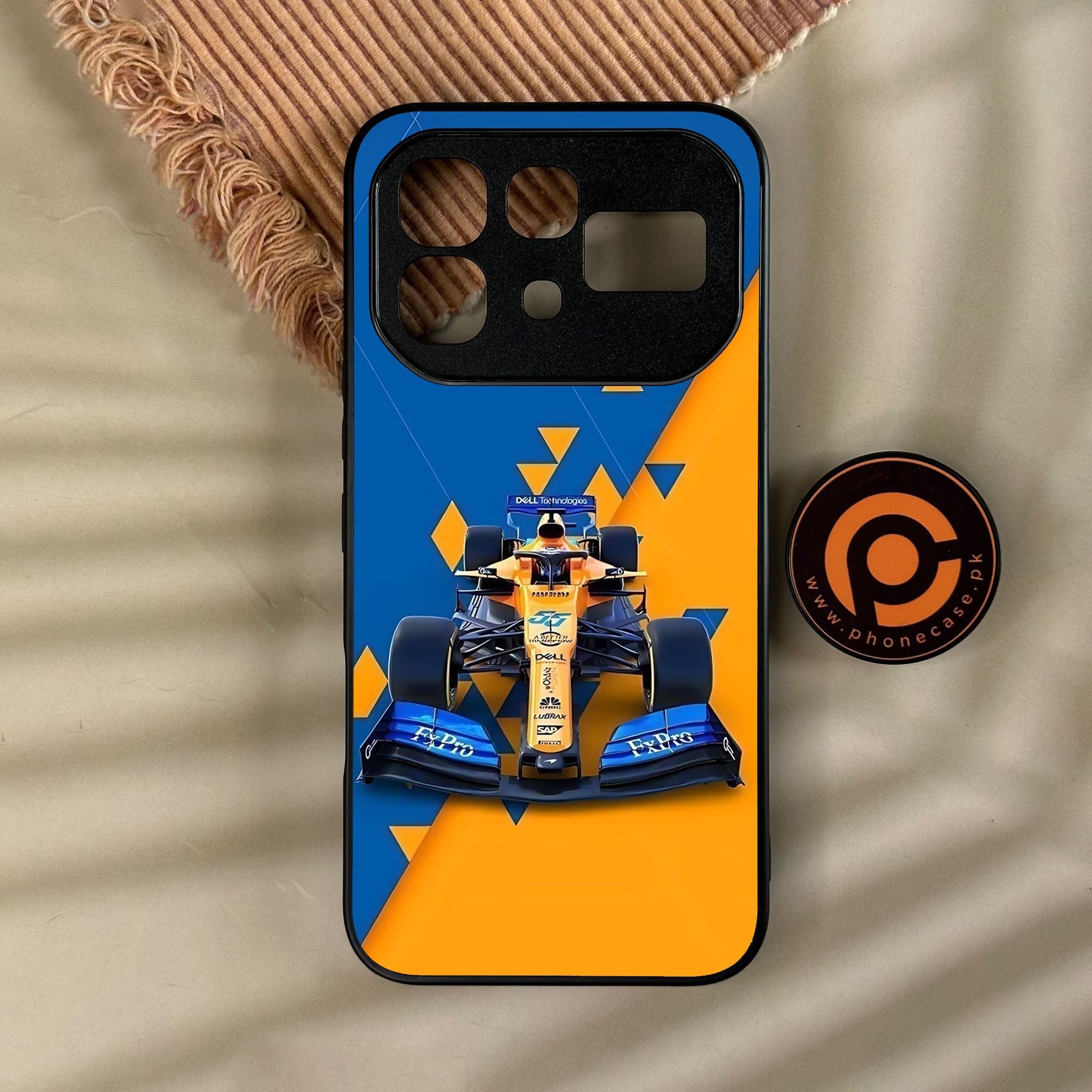 Infinix Note 60 Pro - Formula 1 Design 7 - Premium Metal Printed Soft Bumper Shock Proof Case