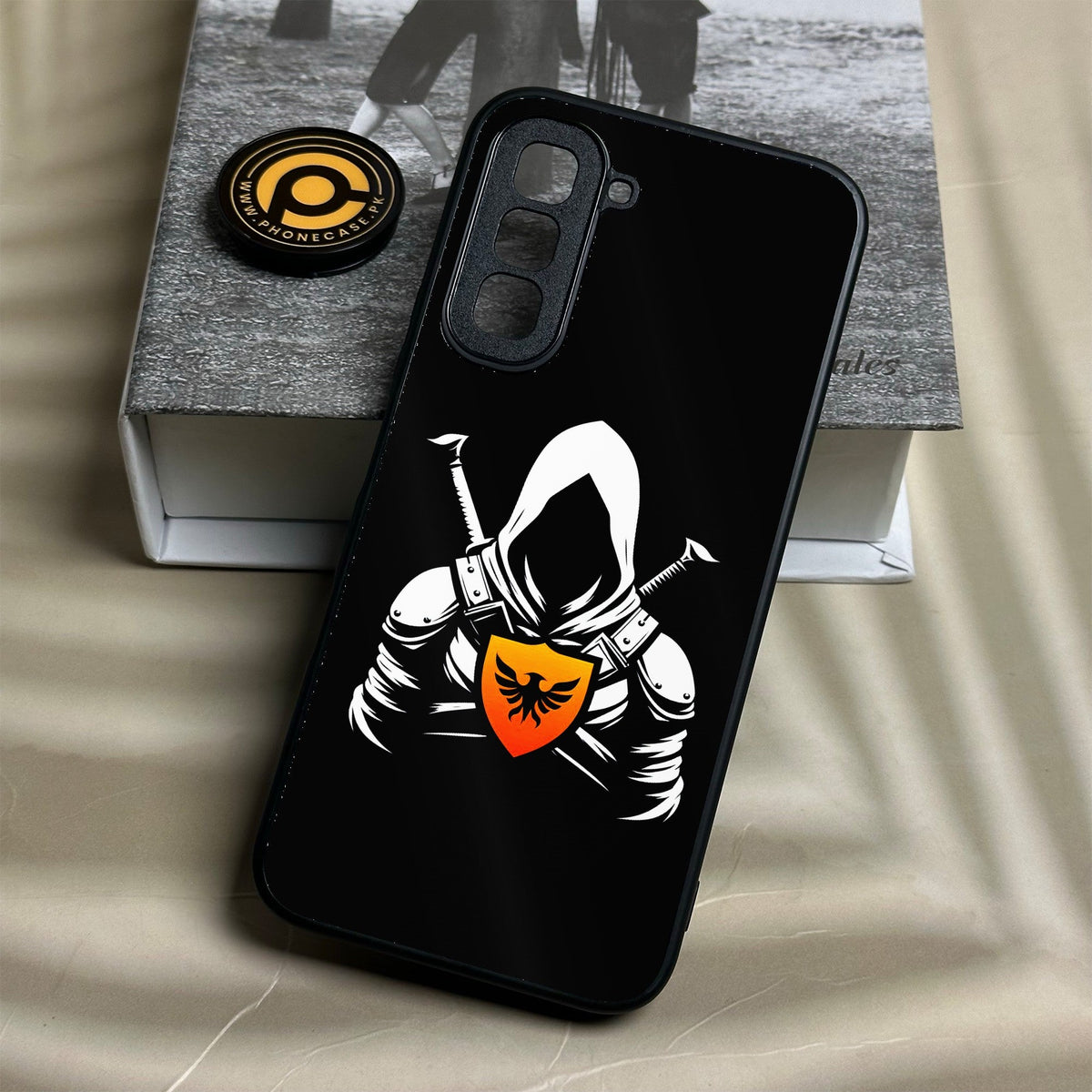 Infinix Hot 70 - Minimalistic Design 6 - Premium Metal Printed Soft Bumper Shock Proof Case