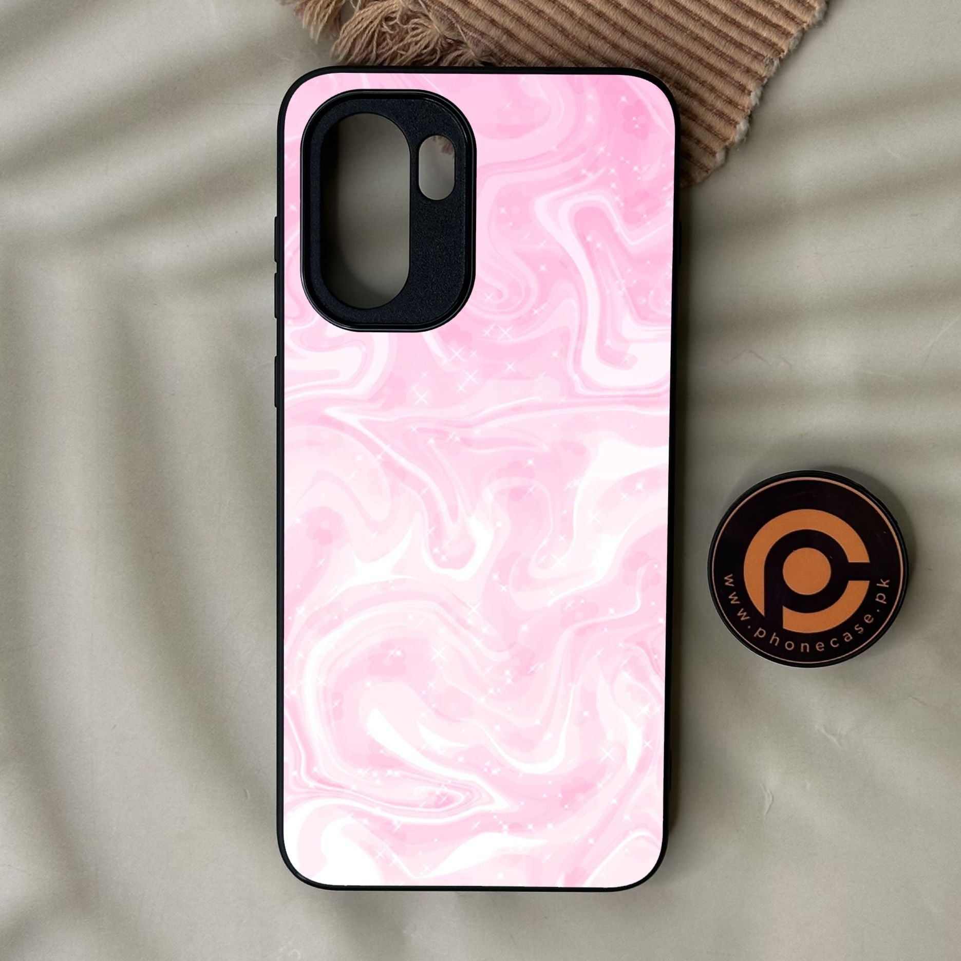 OnePlus Ace 6 - Pink Design 9 - Premium Metal Printed Soft Bumper Shock Proof Case