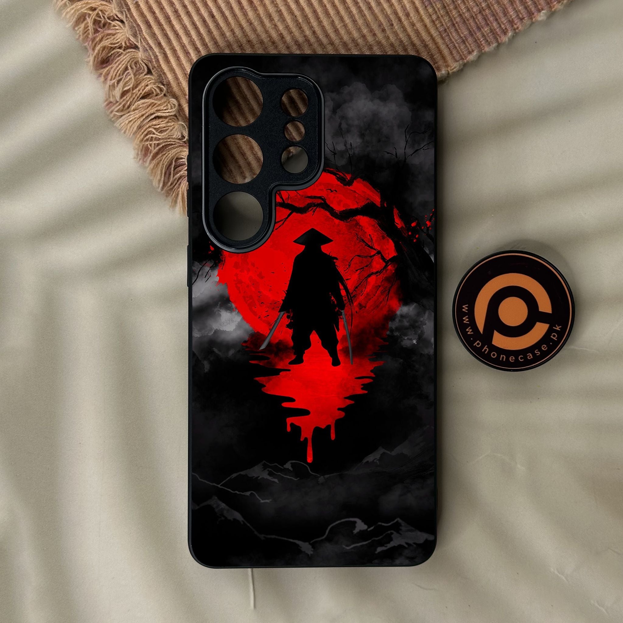 Galaxy S26 Ultra - Ninja Design 3 - Premium Metal Printed Soft Bumper Shock Proof Case