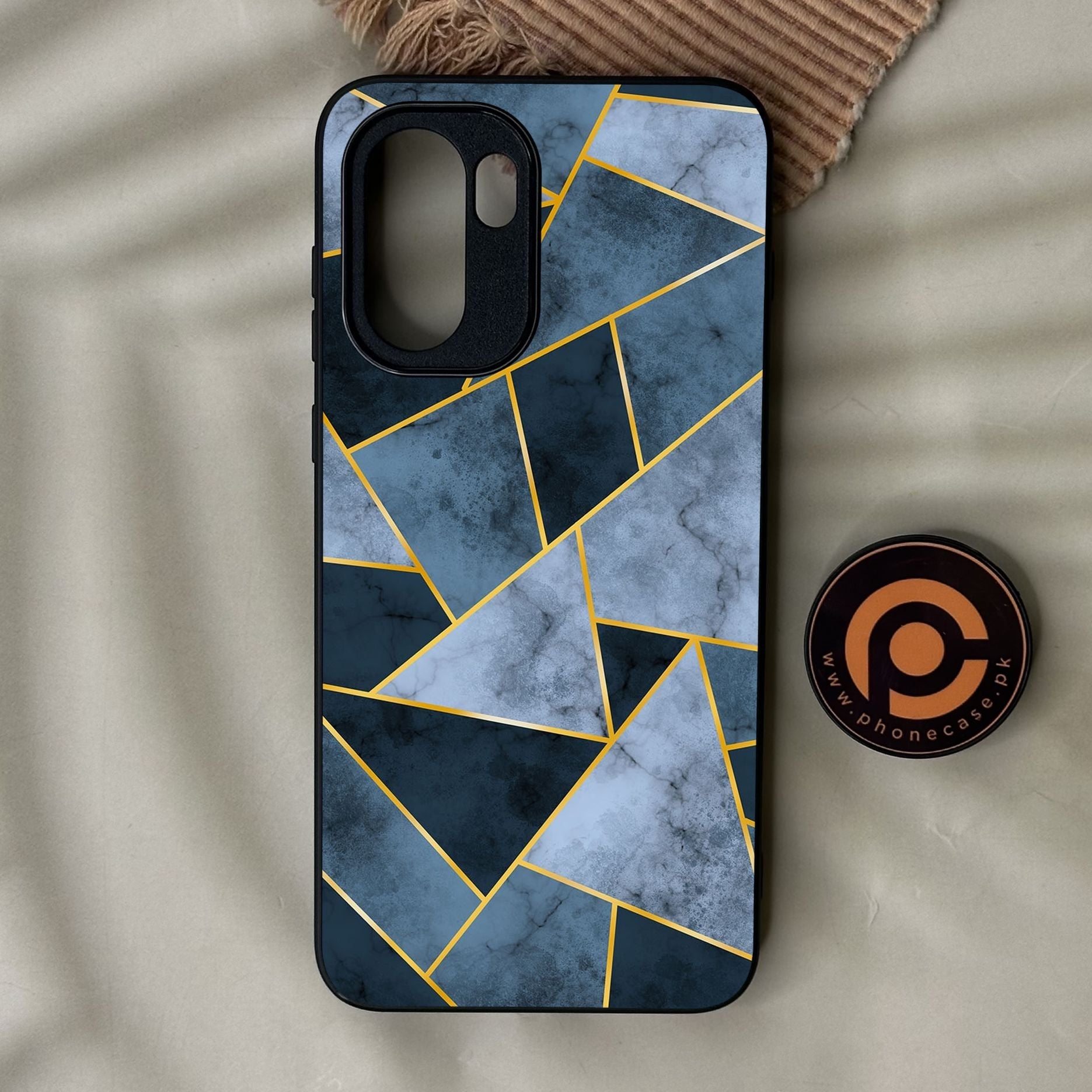 OnePlus 15R - Geometric Design 3 - Premium Metal Printed Soft Bumper Shock Proof Case