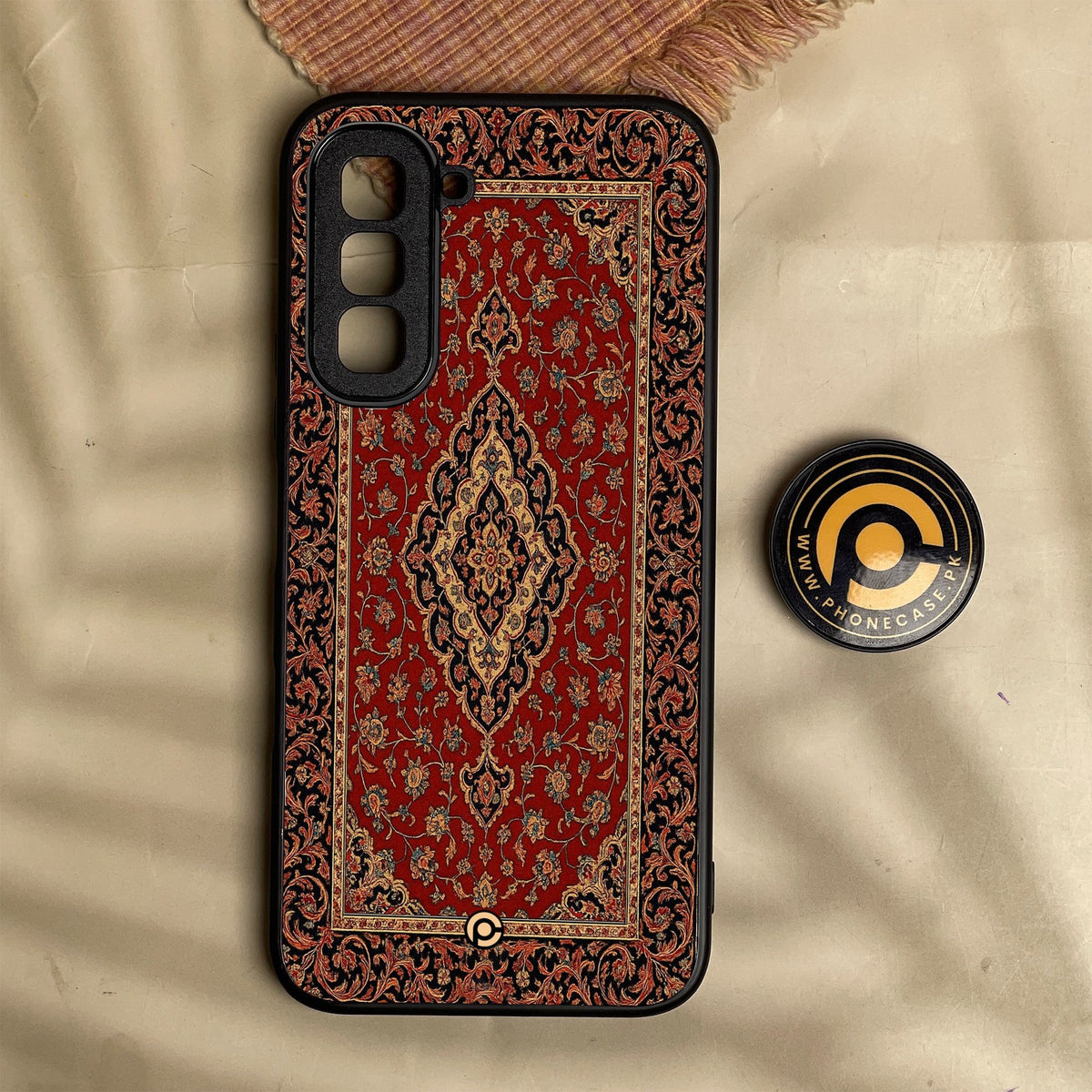 Infinix Hot 70 - Persian Rug Design 1 - Premium Metal Printed Soft Bumper Shock Proof Case