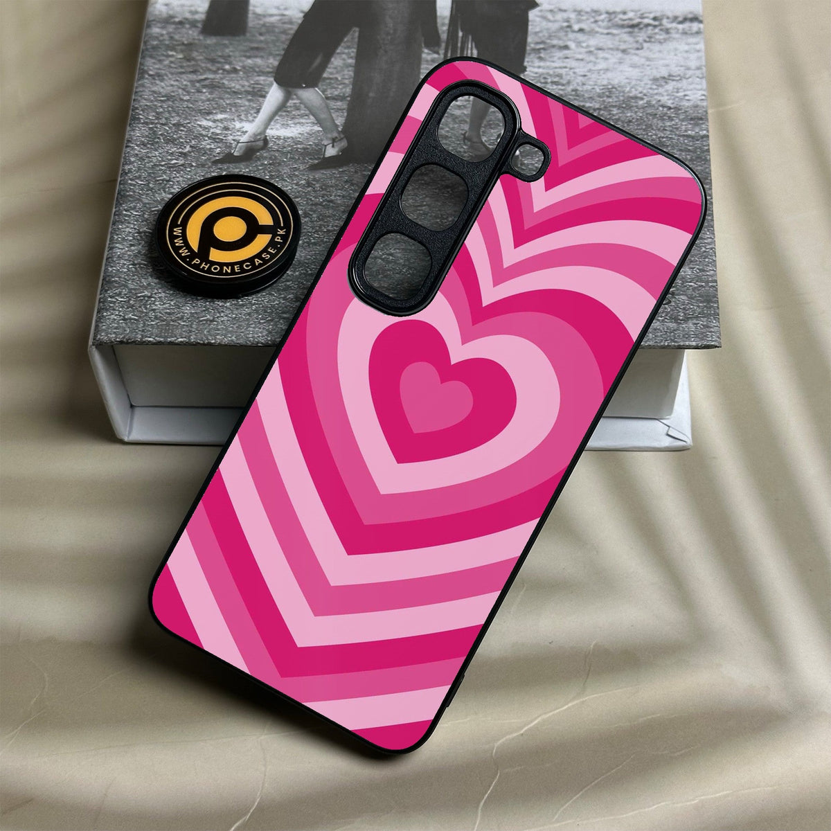 Infinix Hot 70 Pro - Heartbeat Design 6 - Premium Metal Printed Soft Bumper Shock Proof Case