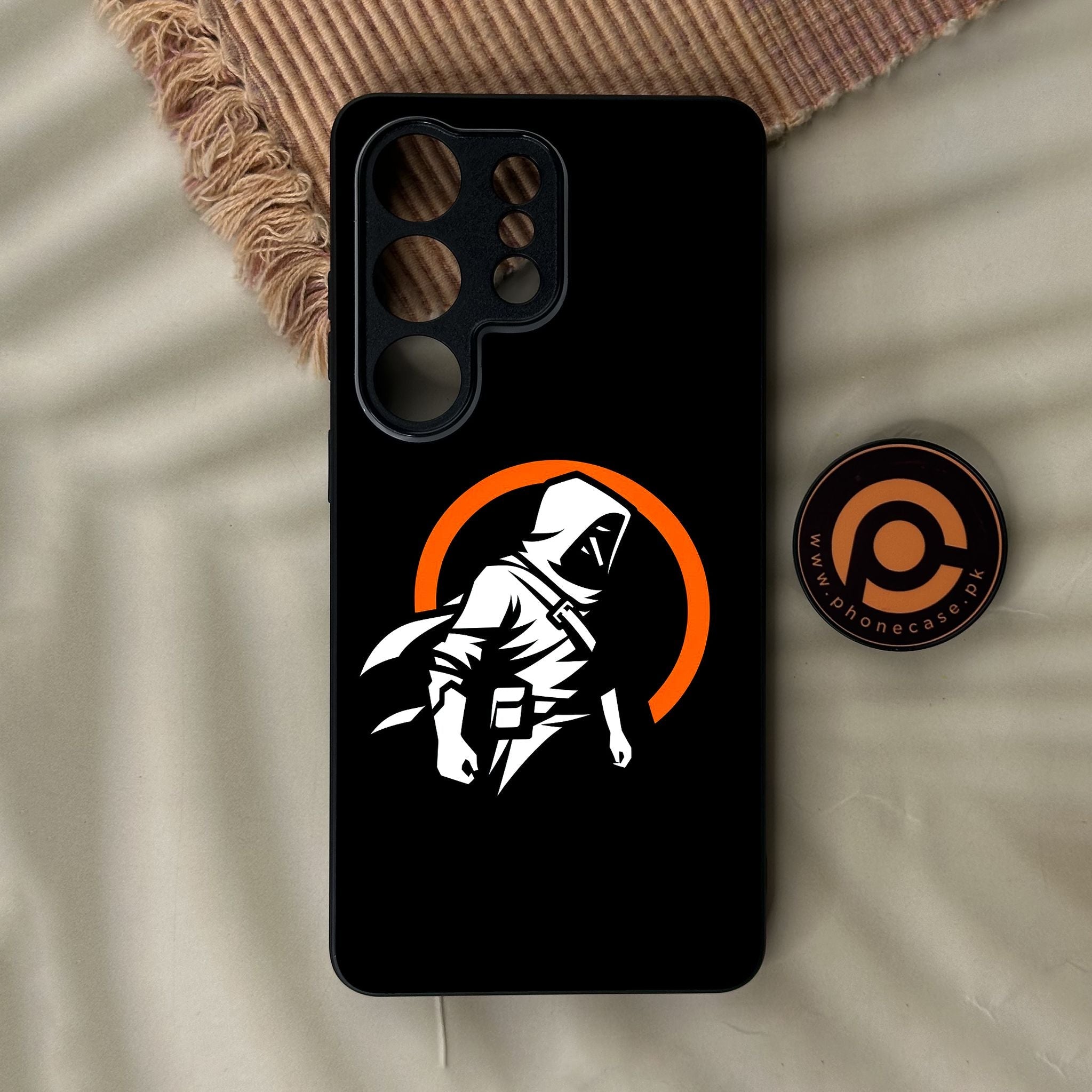 Galaxy S26 Ultra - Minimalistic Design 7 - Premium Metal Printed Soft Bumper Shock Proof Case