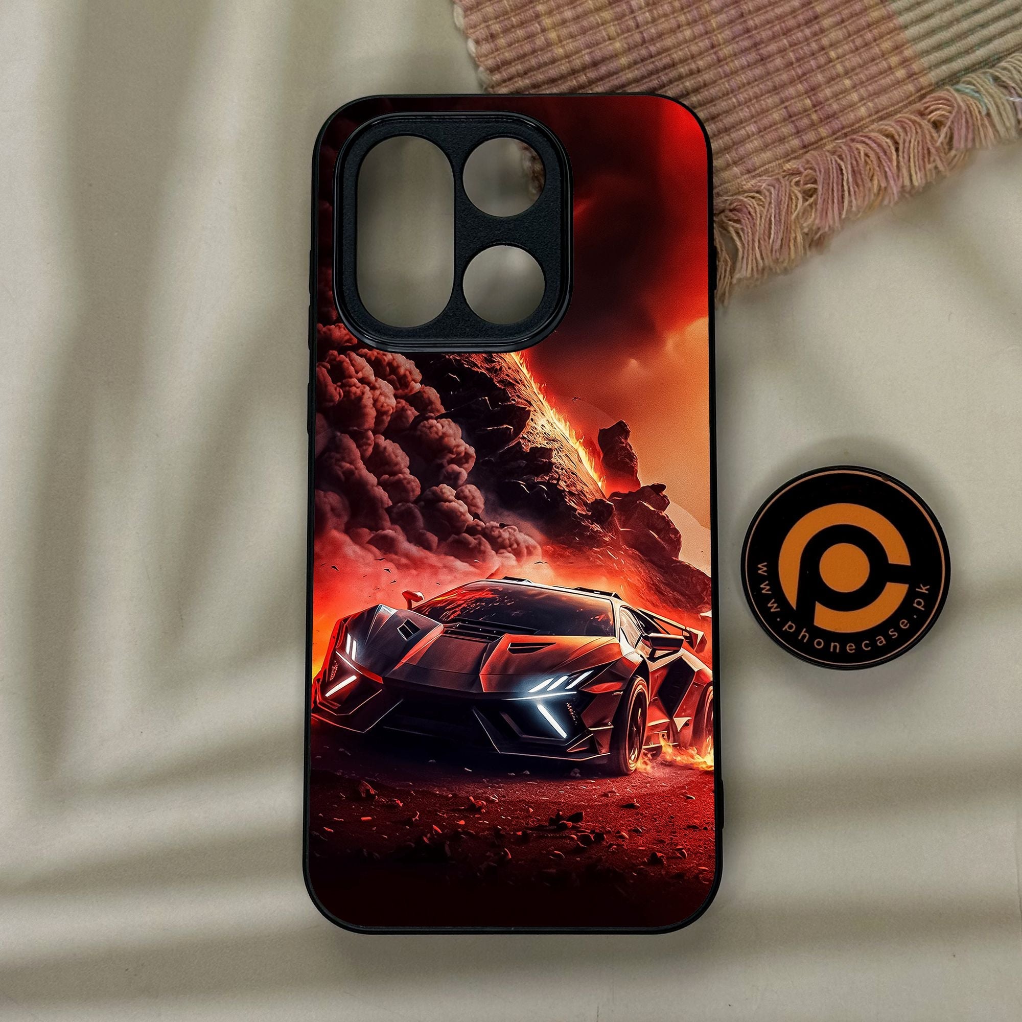 OnePlus 15 - Racing Design 7 - Premium Metal Printed Soft Bumper Shock Proof Case