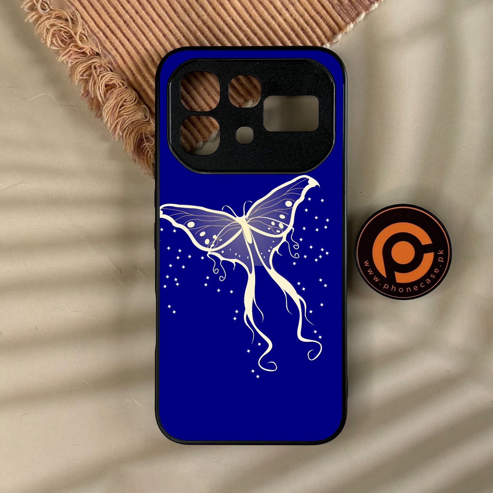 Infinix Note 60 - Butterflies Design 1 - Premium Metal Printed Soft Bumper Shock Proof Case