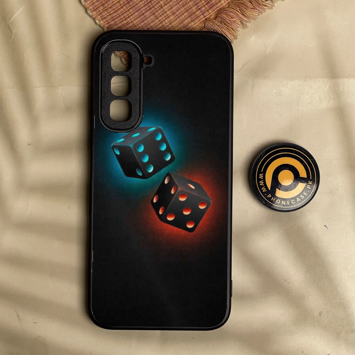 Infinix Hot 70 - Black Art Design 4 - Premium Metal Printed Soft Bumper Shock Proof Case
