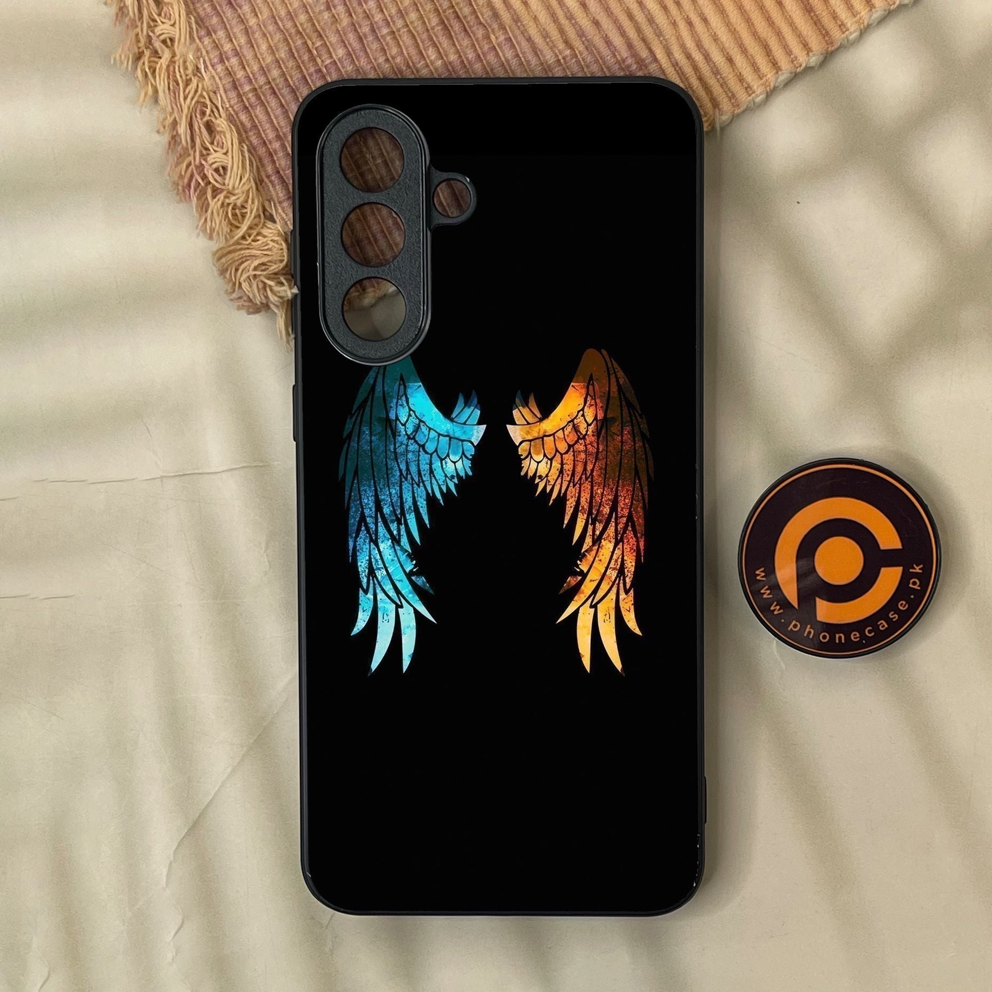 Samsung Galaxy A57 - Angel 2.0 Design 8 - Premium Metal Printed Soft Bumper Shock Proof Case