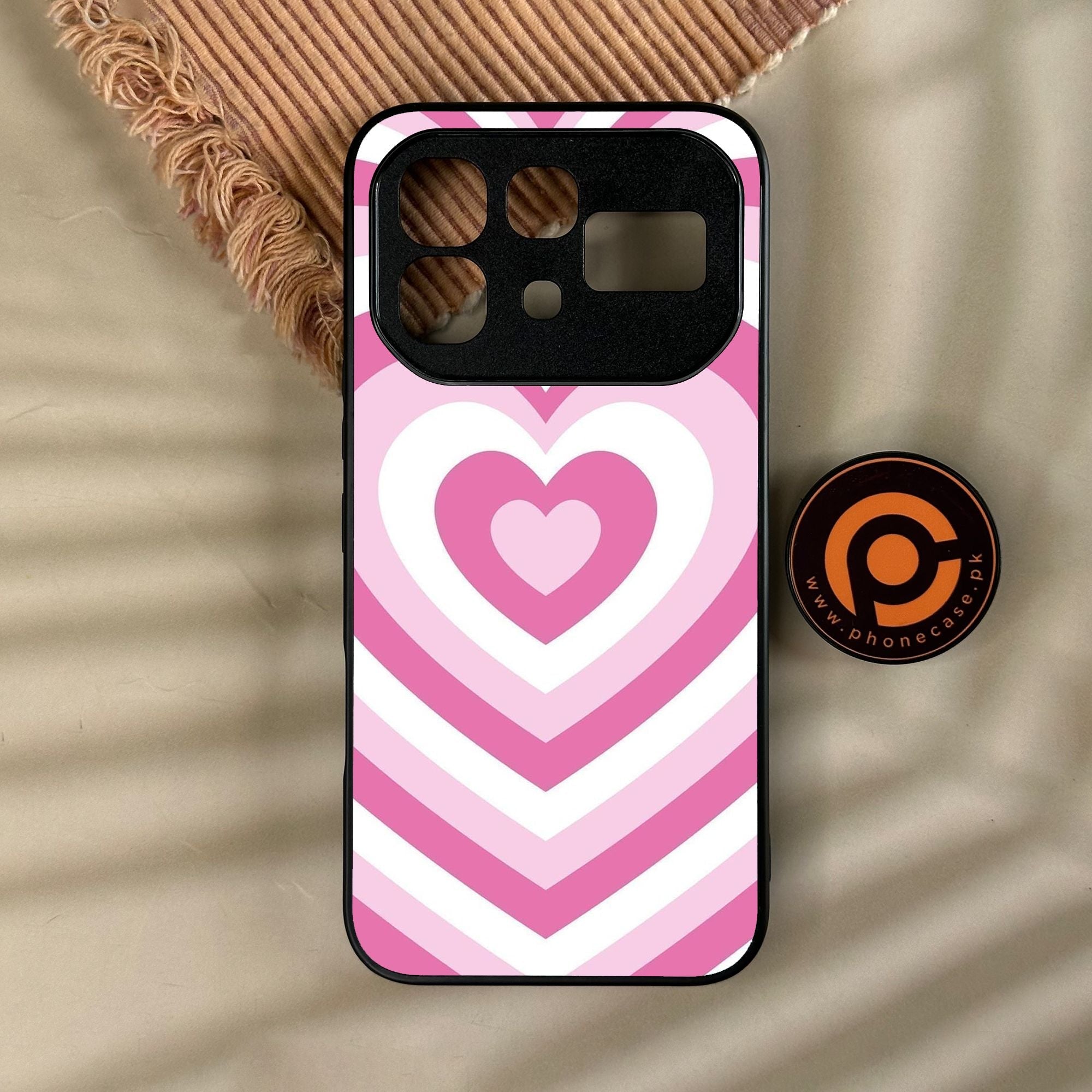 Infinix Note 60 Pro - Heartbeat Design 3 - Premium Metal Printed Soft Bumper Shock Proof Case
