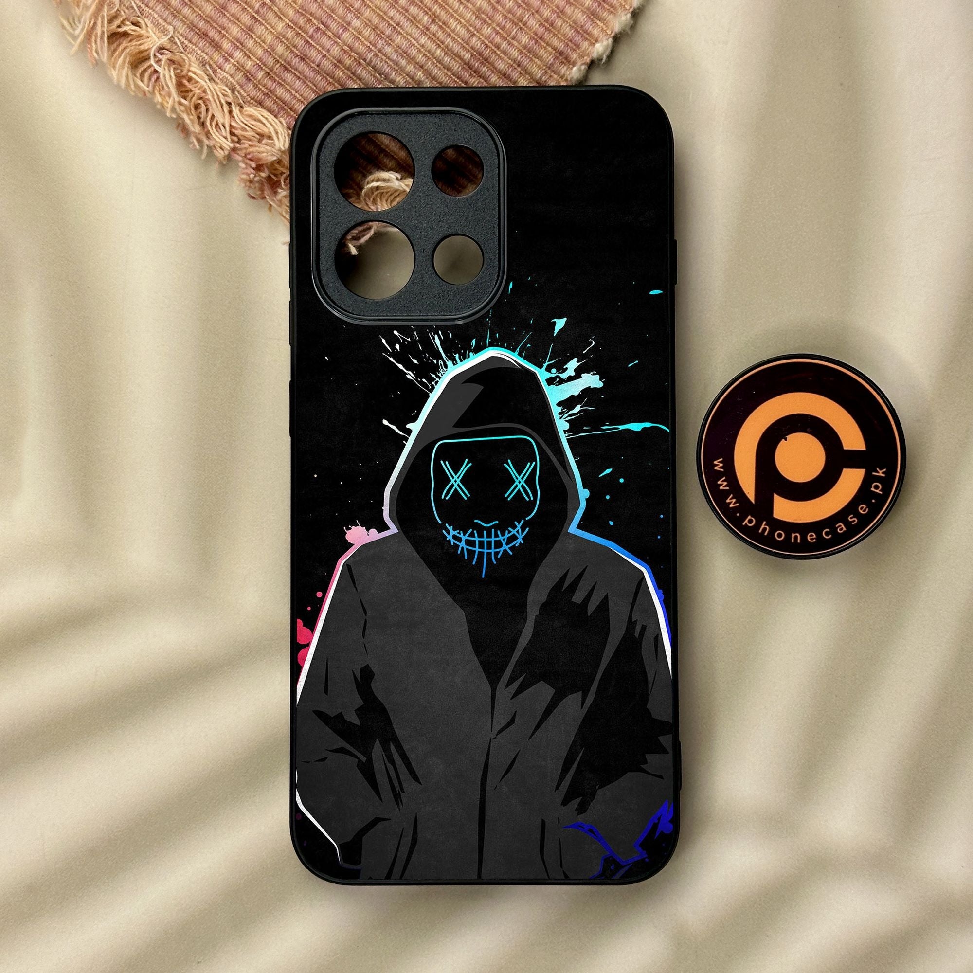 OnePlus 13s - Anonymous 2.0 Design 8 - Premium Metal Printed Soft Bumper Shock Proof Case