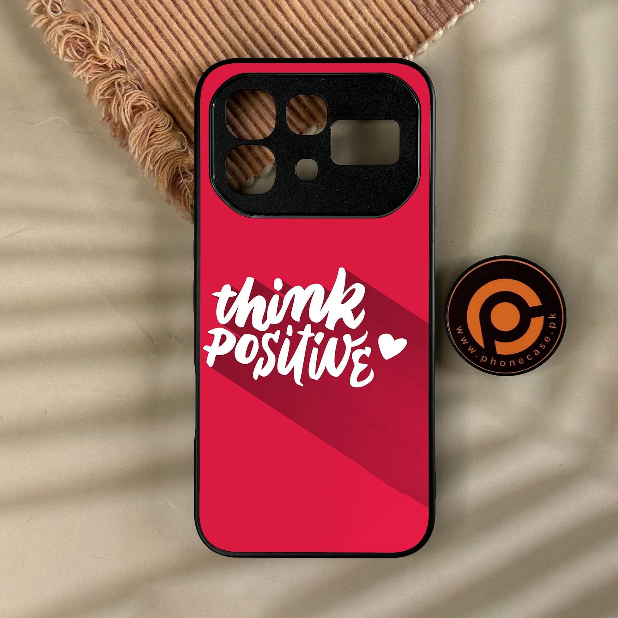 Infinix Note 60 - Think Positive Design - Premium Metal Printed Soft Bumper Shock Proof Case