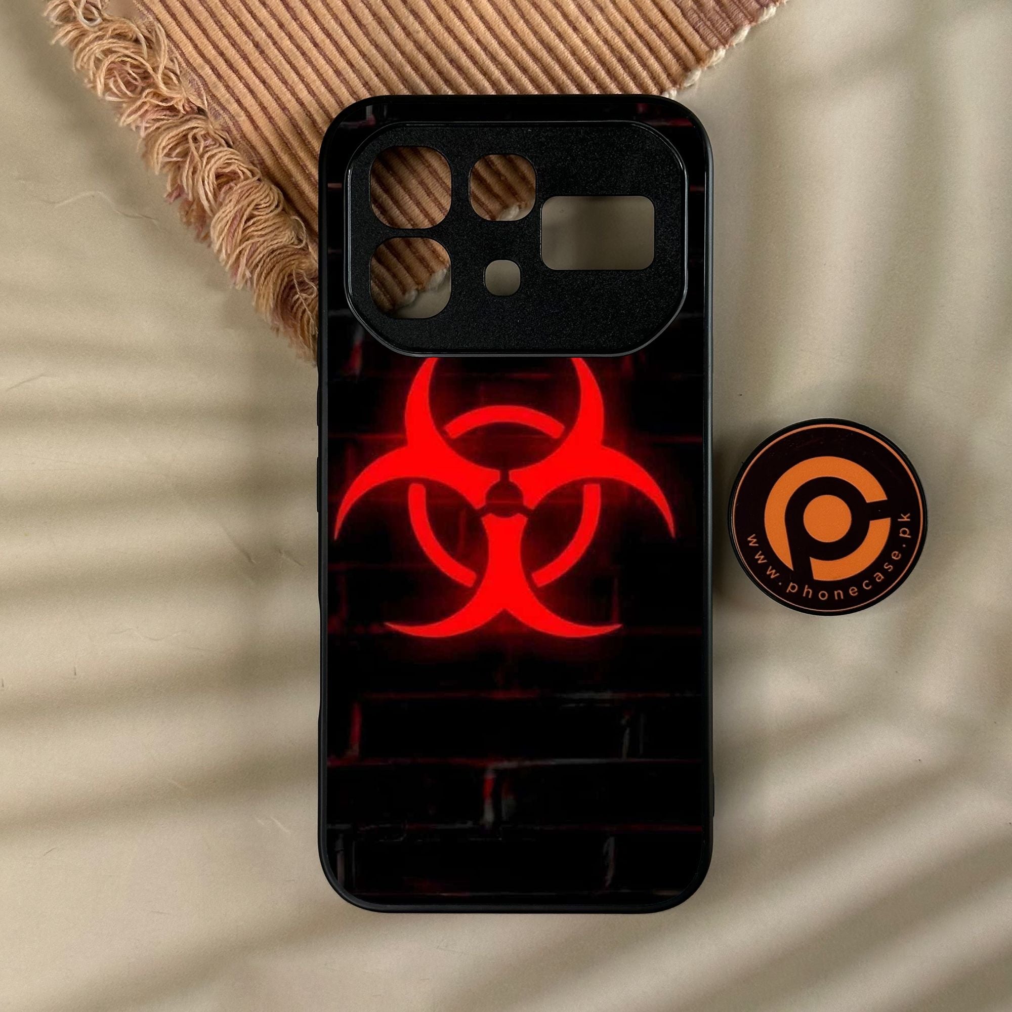 Infinix Note 60 Pro - Biohazard Design 6 - Premium Metal Printed Soft Bumper Shock Proof Case