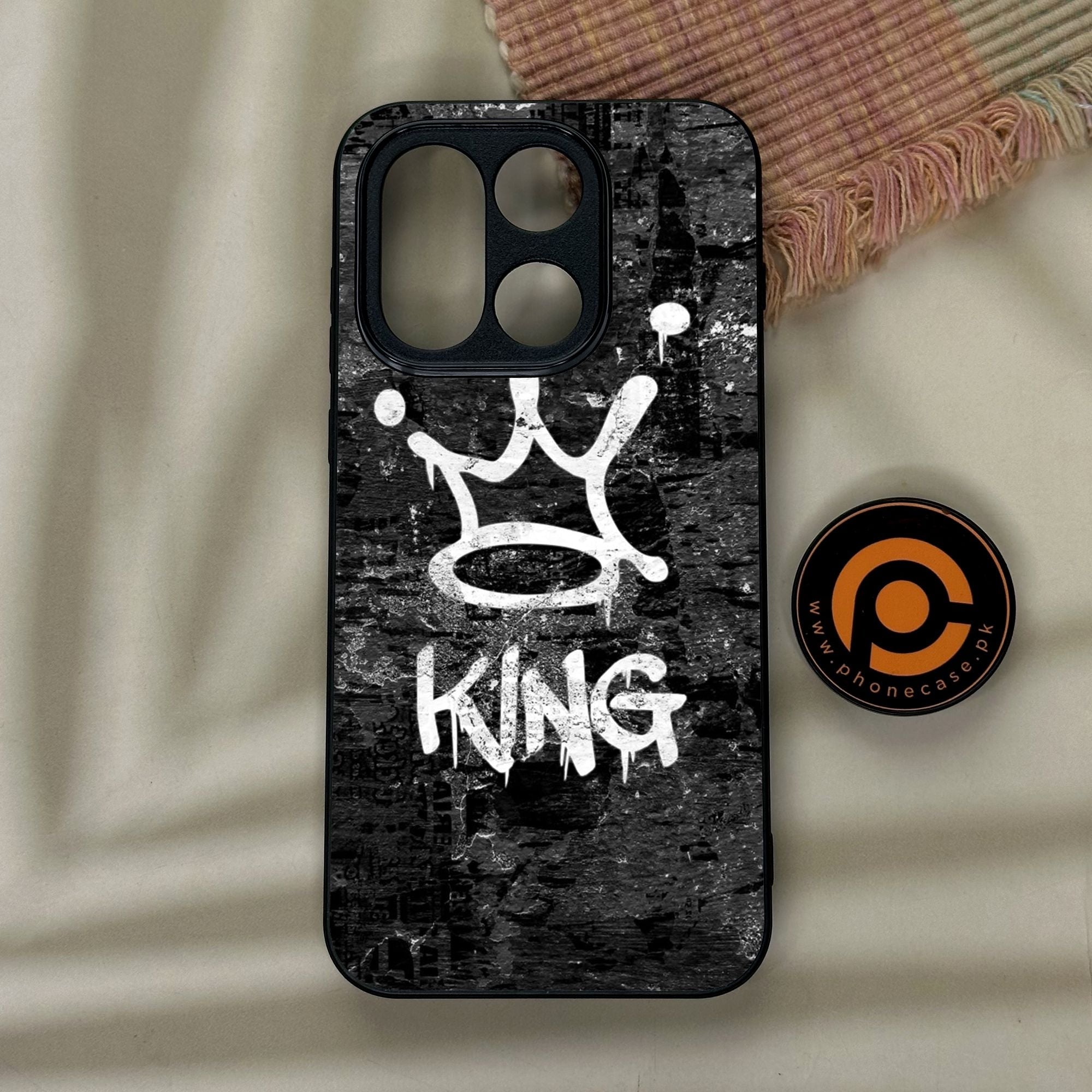 OnePlus 15 - King Design 8 - Premium Metal Printed Soft Bumper Shock Proof Case