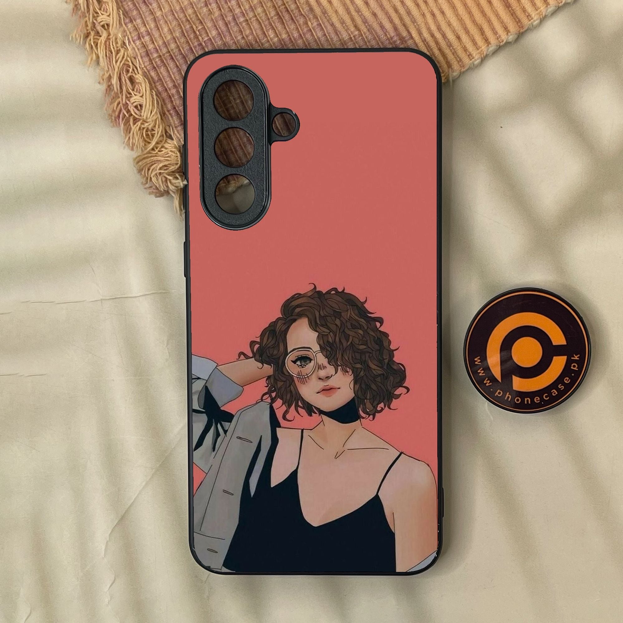Samsung Galaxy A37 - Anime Girls Design 6 - Premium Metal Printed Soft Bumper Shock Proof Case