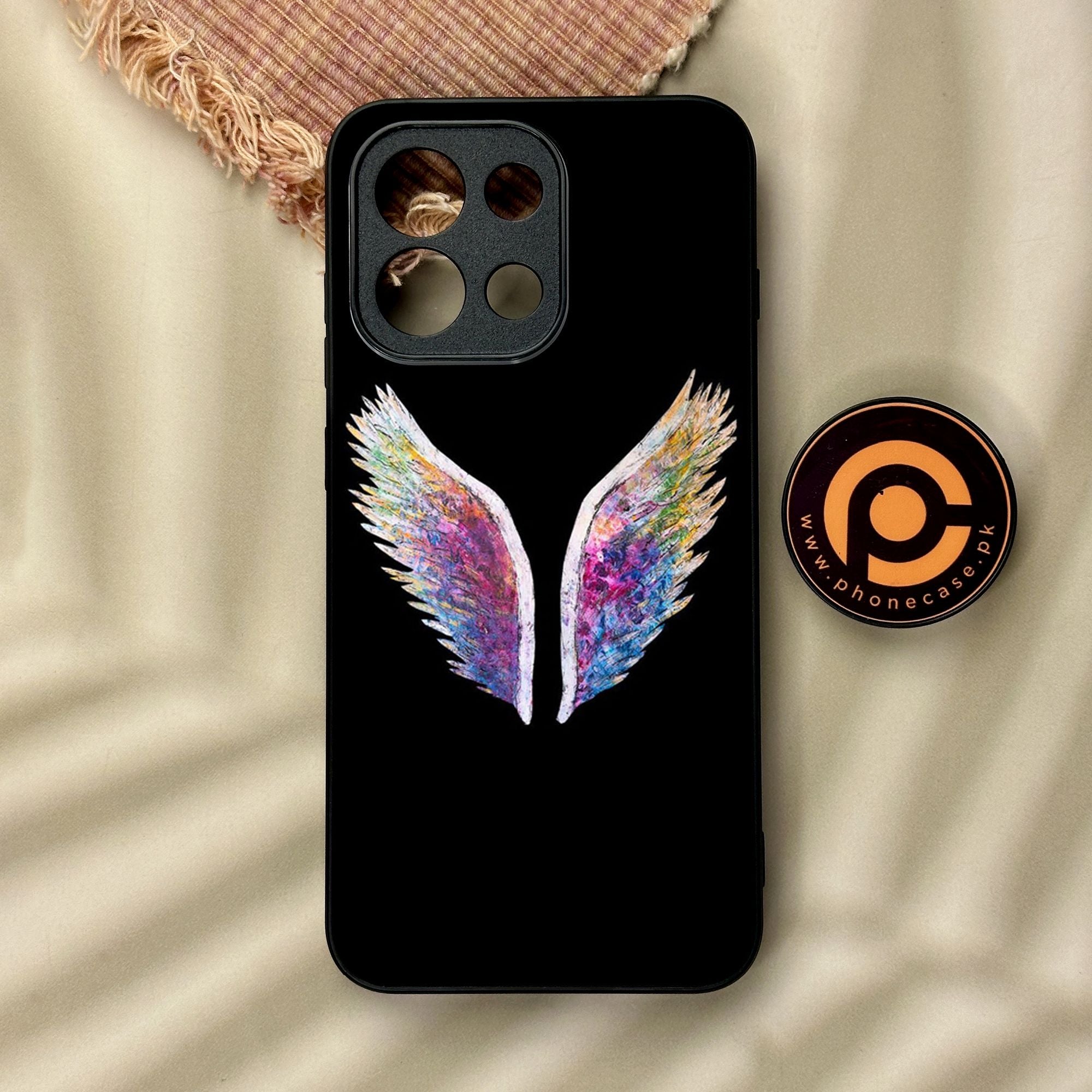 OnePlus 13s - Angel Wings Design 3 - Premium Metal Printed Soft Bumper Shock Proof Case