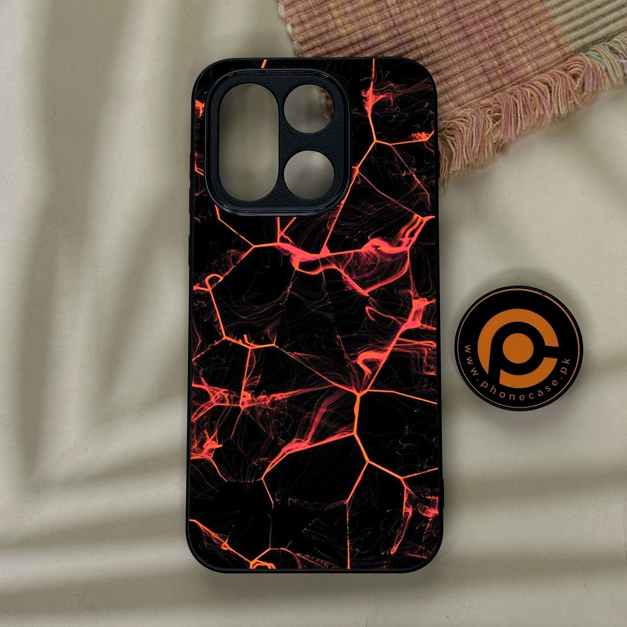 OnePlus 15 - Black Marble Design 8 - Premium Metal Printed Soft Bumper Shock Proof Case