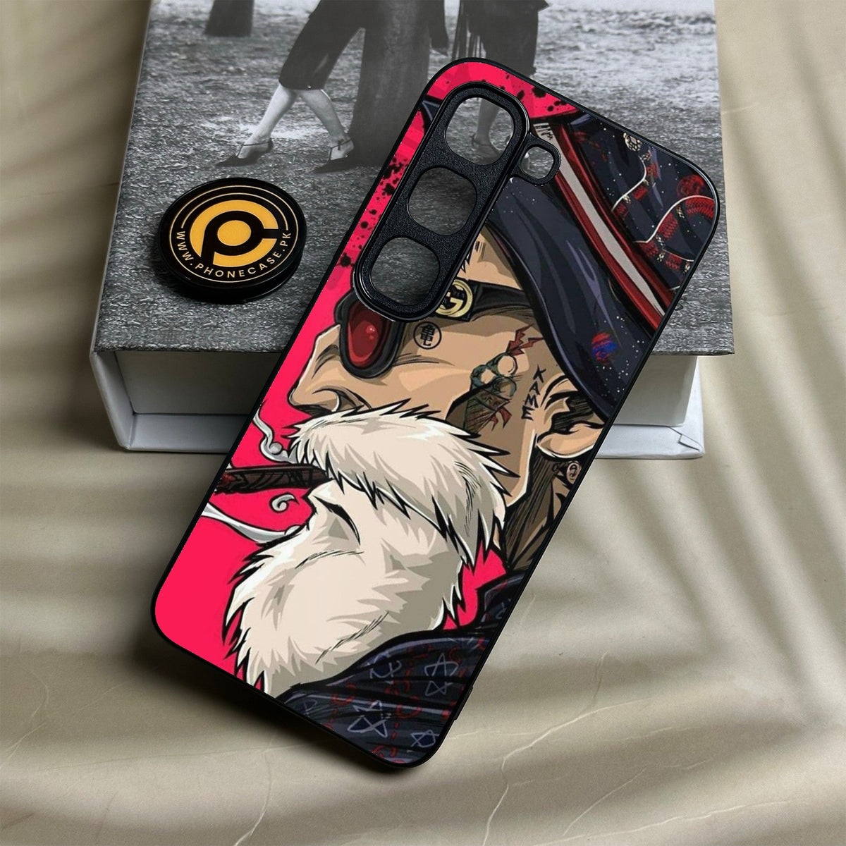 Infinix Hot 70 Pro - Master Roshi - Premium Metal Printed Soft Bumper Shock Proof Case