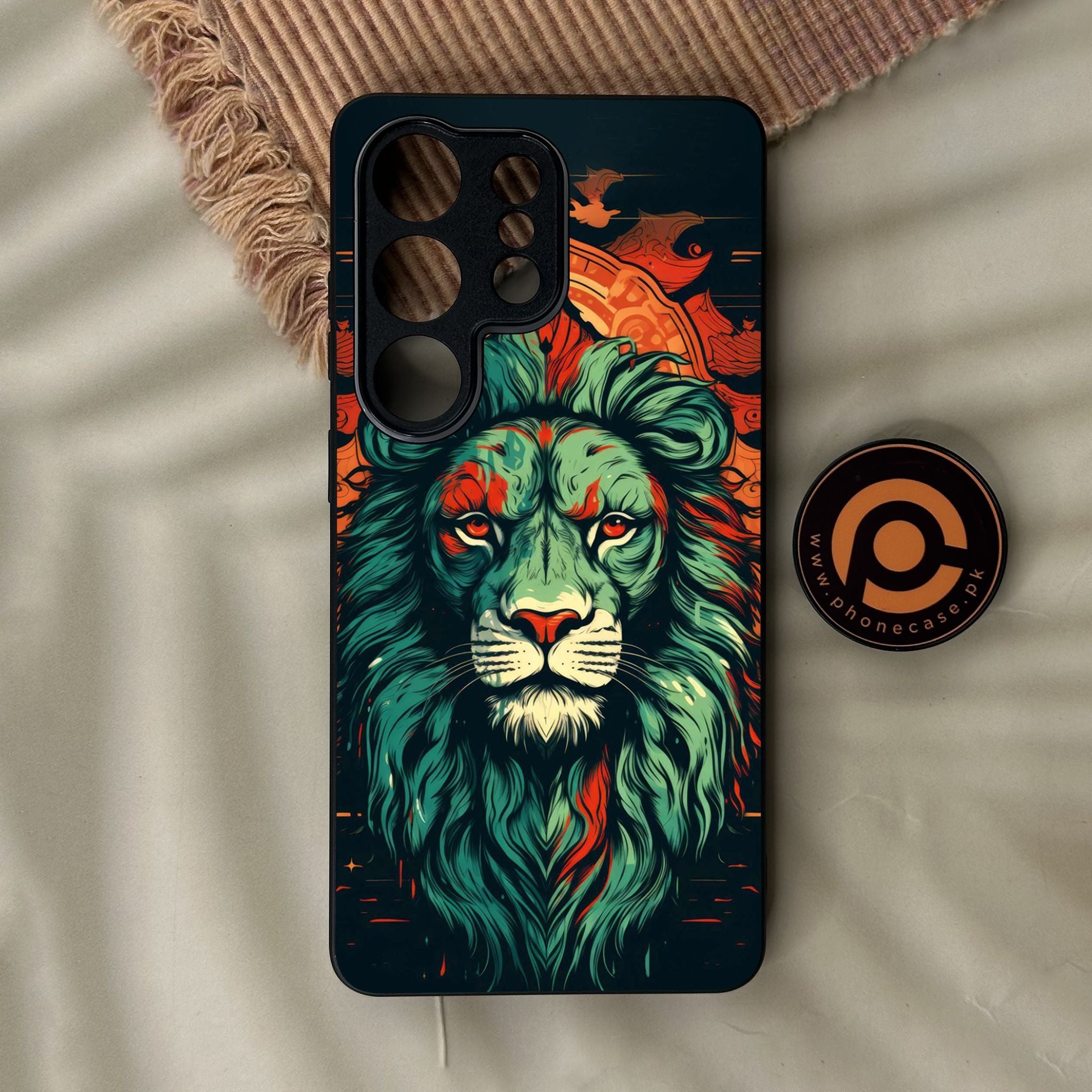 Galaxy S26 Ultra - Tiger 2.0 Design 2 - Premium Metal Printed Soft Bumper Shock Proof Case