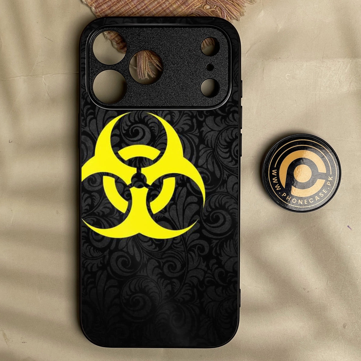 Iphone 18 Pro Max - Biohazard Design 10 - Premium Metal Printed Soft Bumper Shock Proof Case