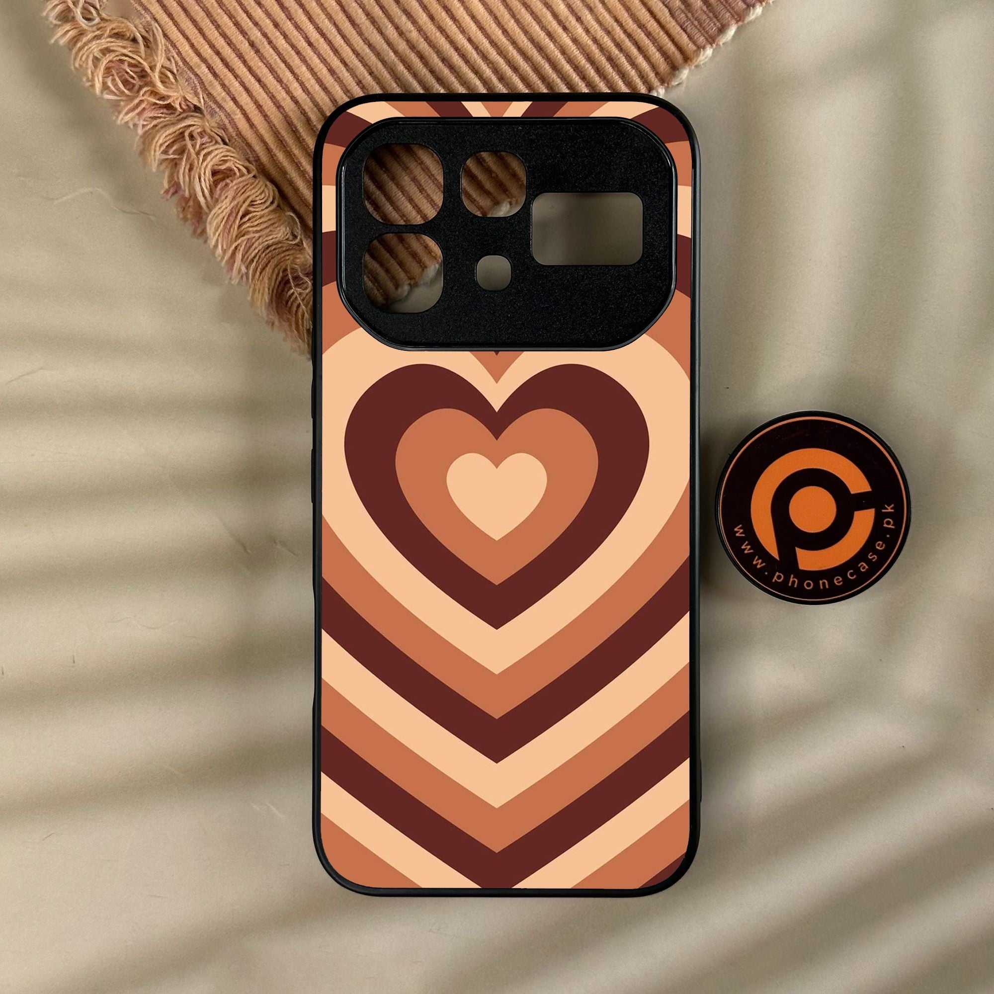 Infinix Note 60 - Heartbeat Design 2 - Premium Metal Printed Soft Bumper Shock Proof Case