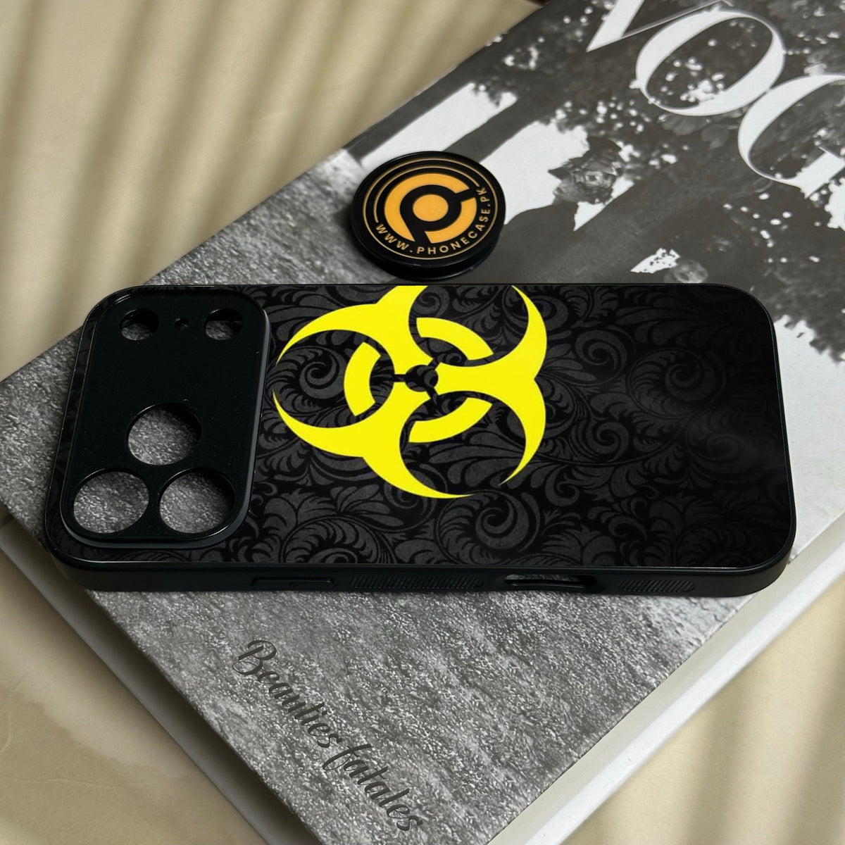 Iphone 18 Pro Max - Biohazard Design 10 - Premium Metal Printed Soft Bumper Shock Proof Case