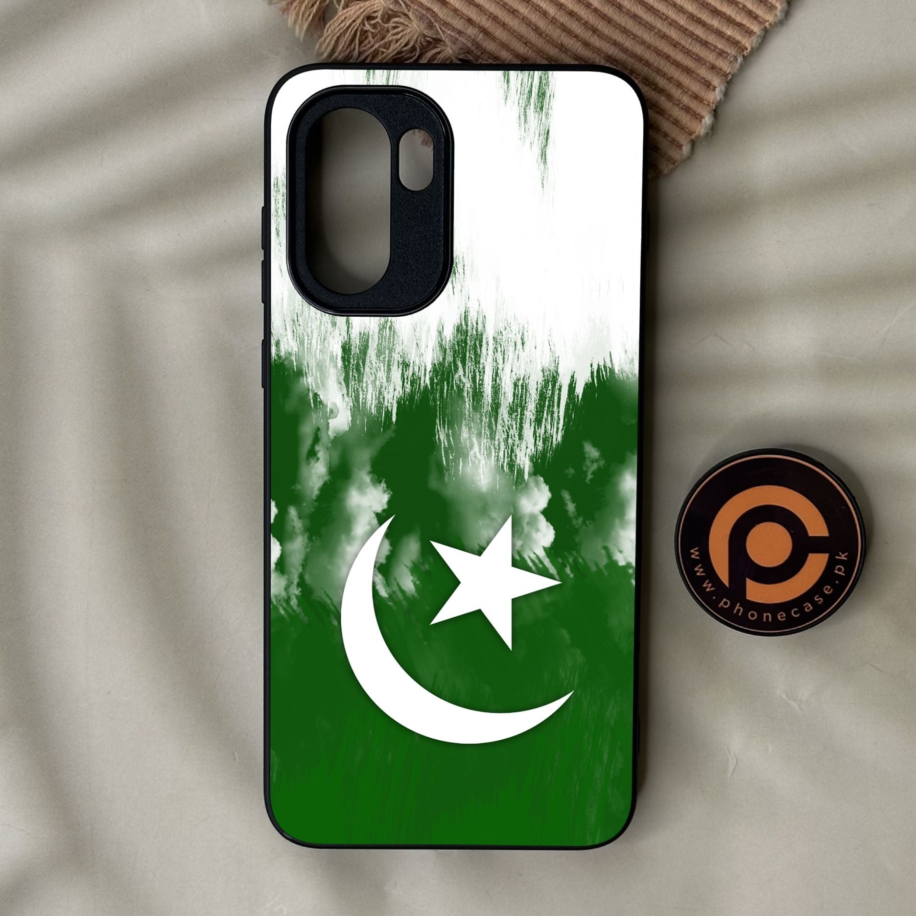 OnePlus Ace 6 - Pakistani Flag Design 9 - Premium Metal Printed Soft Bumper Shock Proof Case