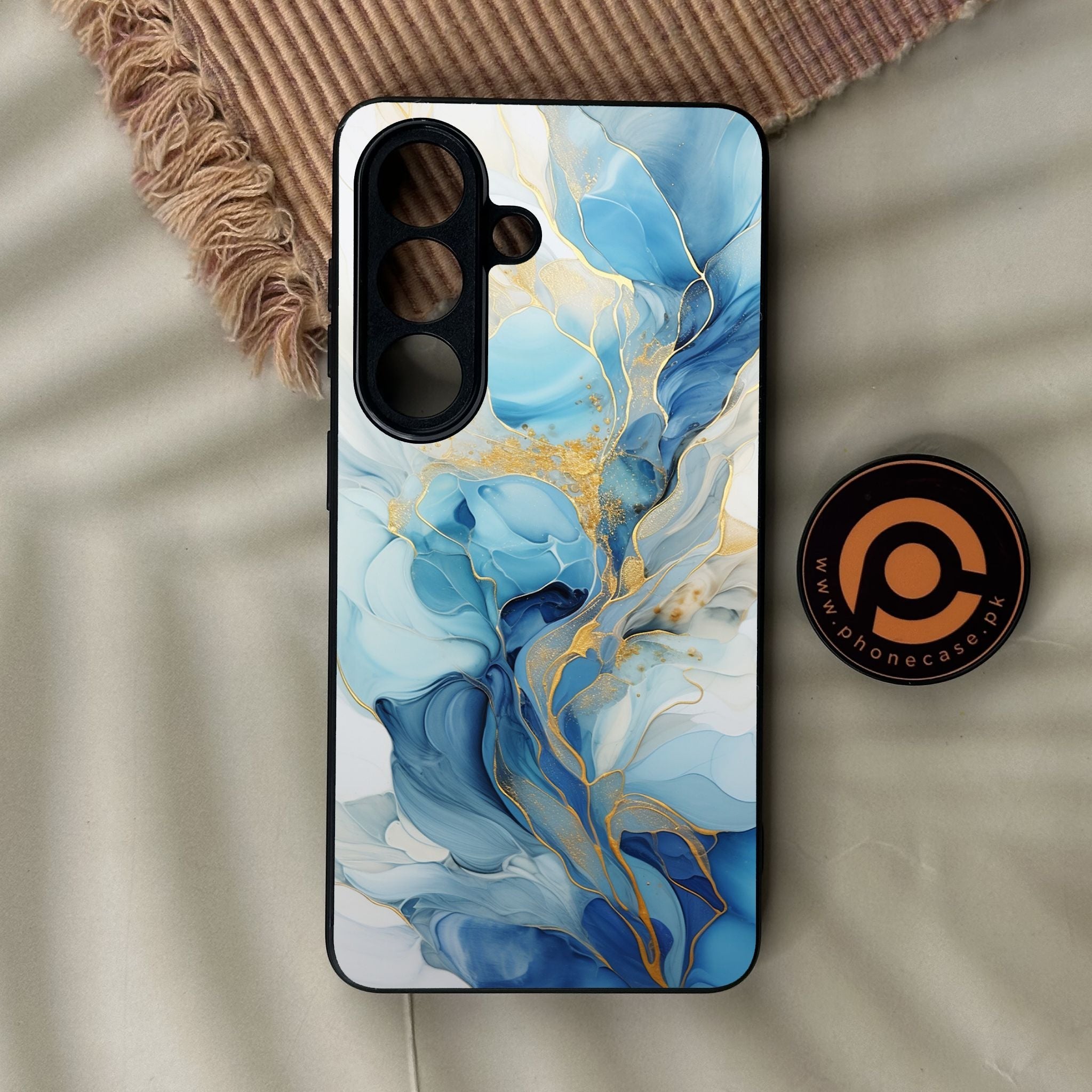 Galaxy S26 - Liquid 2.0 Design 1 - Premium Metal Printed Soft Bumper Shock Proof Case