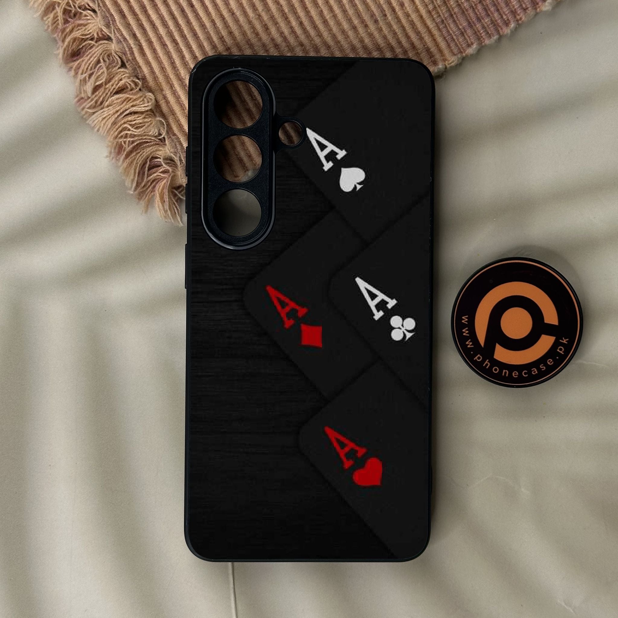 Galaxy S26 - Black Art Design 5 - Premium Metal Printed Soft Bumper Shock Proof Case