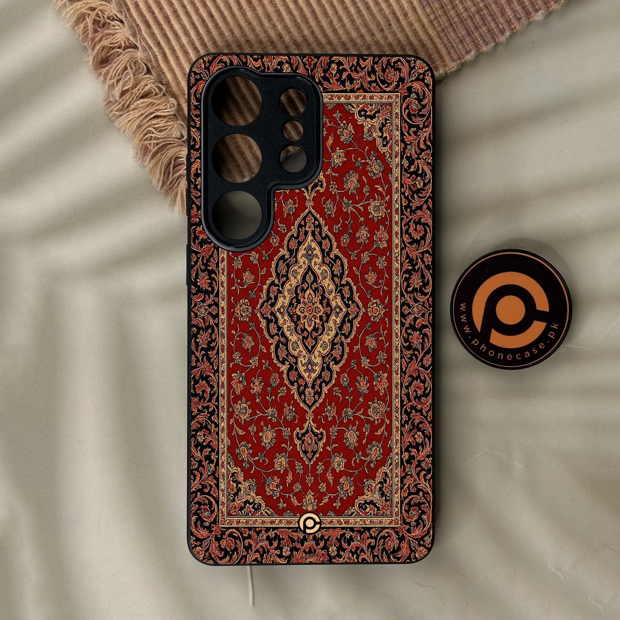Galaxy S26 Ultra - Persian Rug Design 1 - Premium Metal Printed Soft Bumper Shock Proof Case