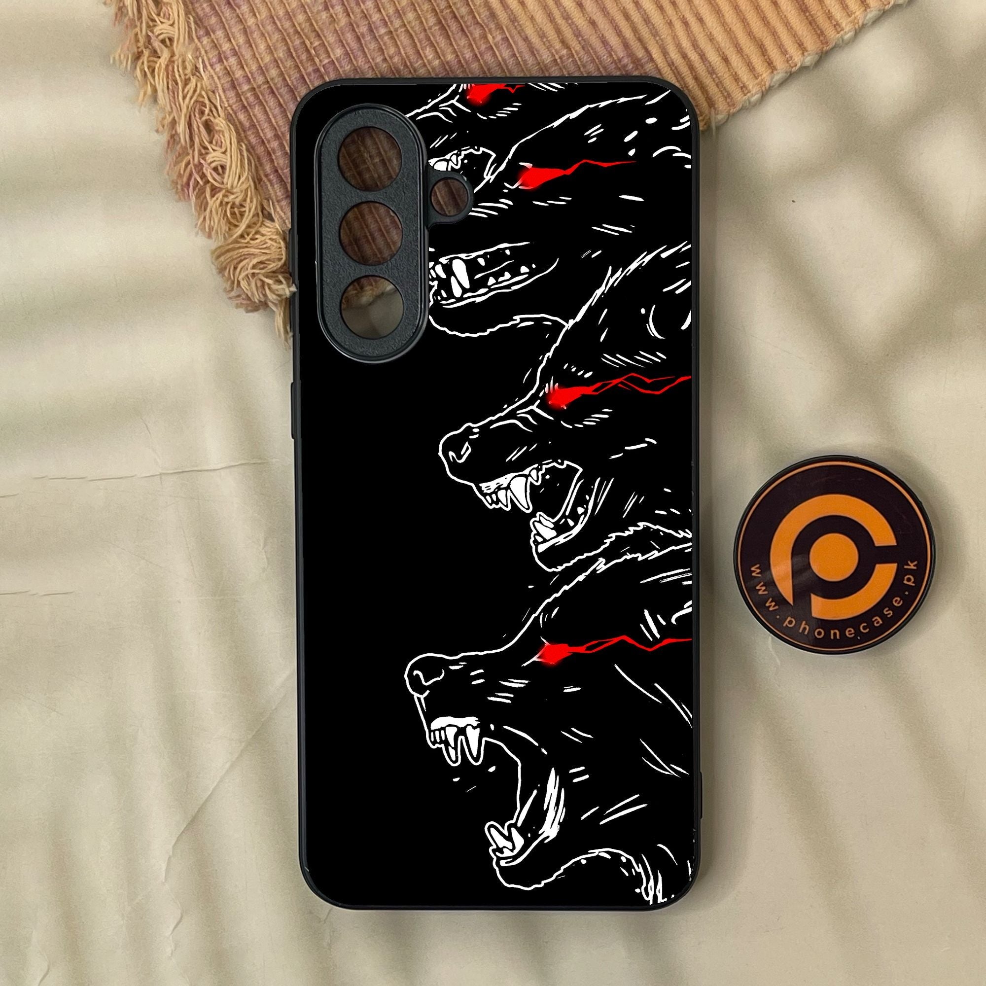 Samsung Galaxy A37 - Black Art Design 7 - Premium Metal Printed Soft Bumper Shock Proof Case