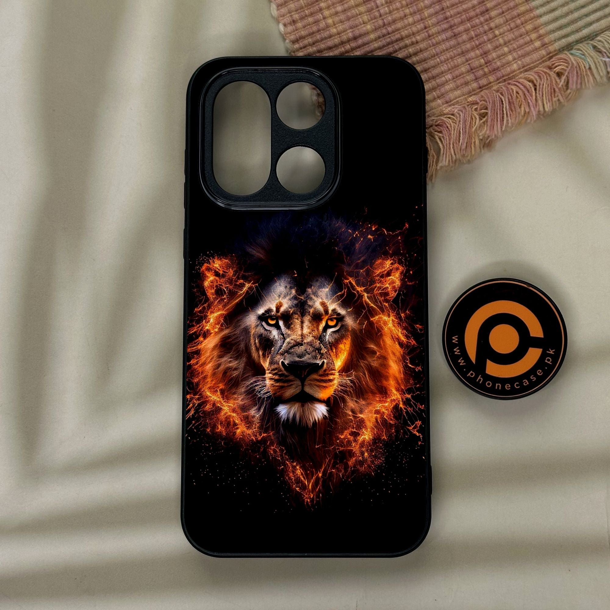 OnePlus 15 - Tiger 2.0 Design 7 - Premium Metal Printed Soft Bumper Shock Proof Case