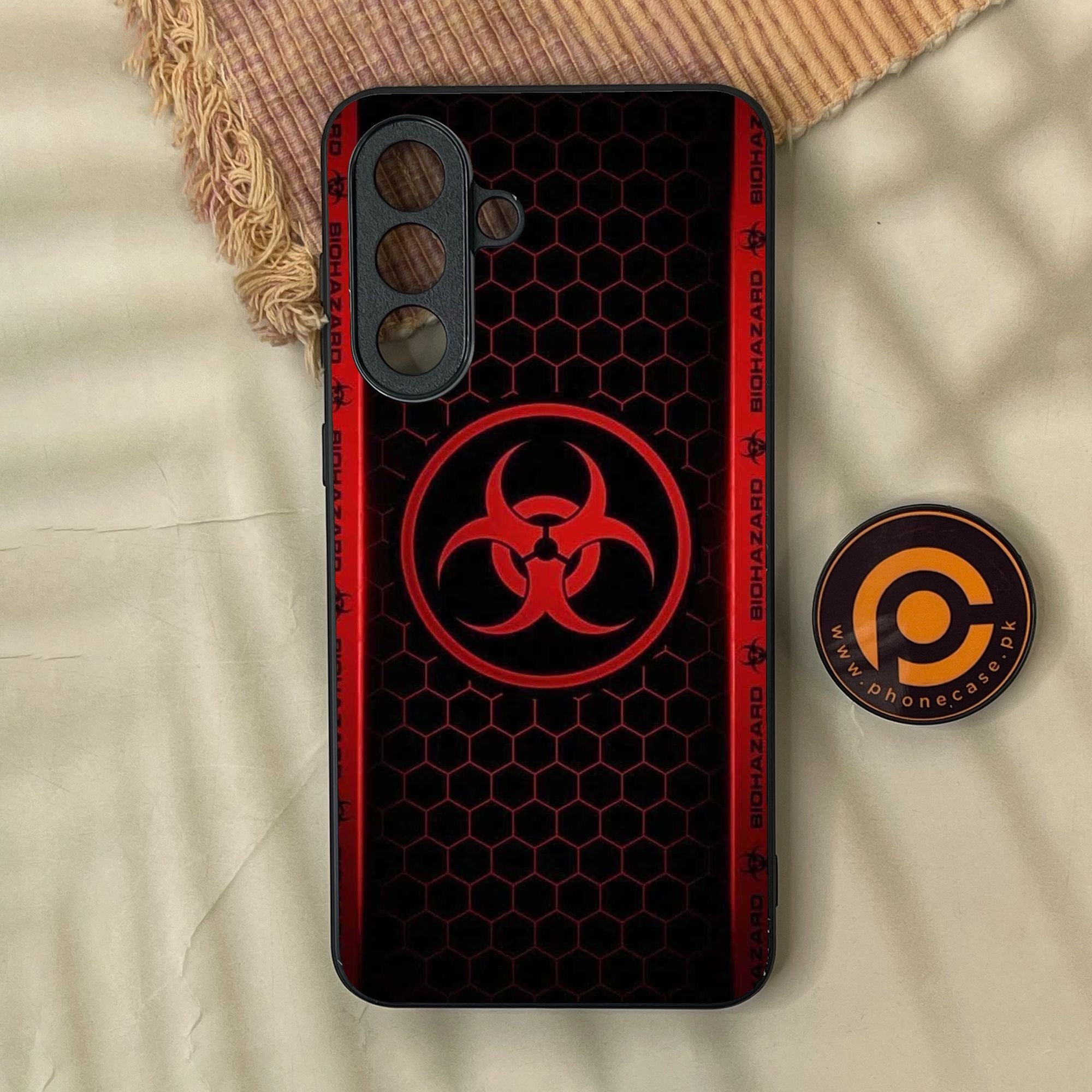 Samsung Galaxy A37 - Biohazard Design 5 - Premium Metal Printed Soft Bumper Shock Proof Case