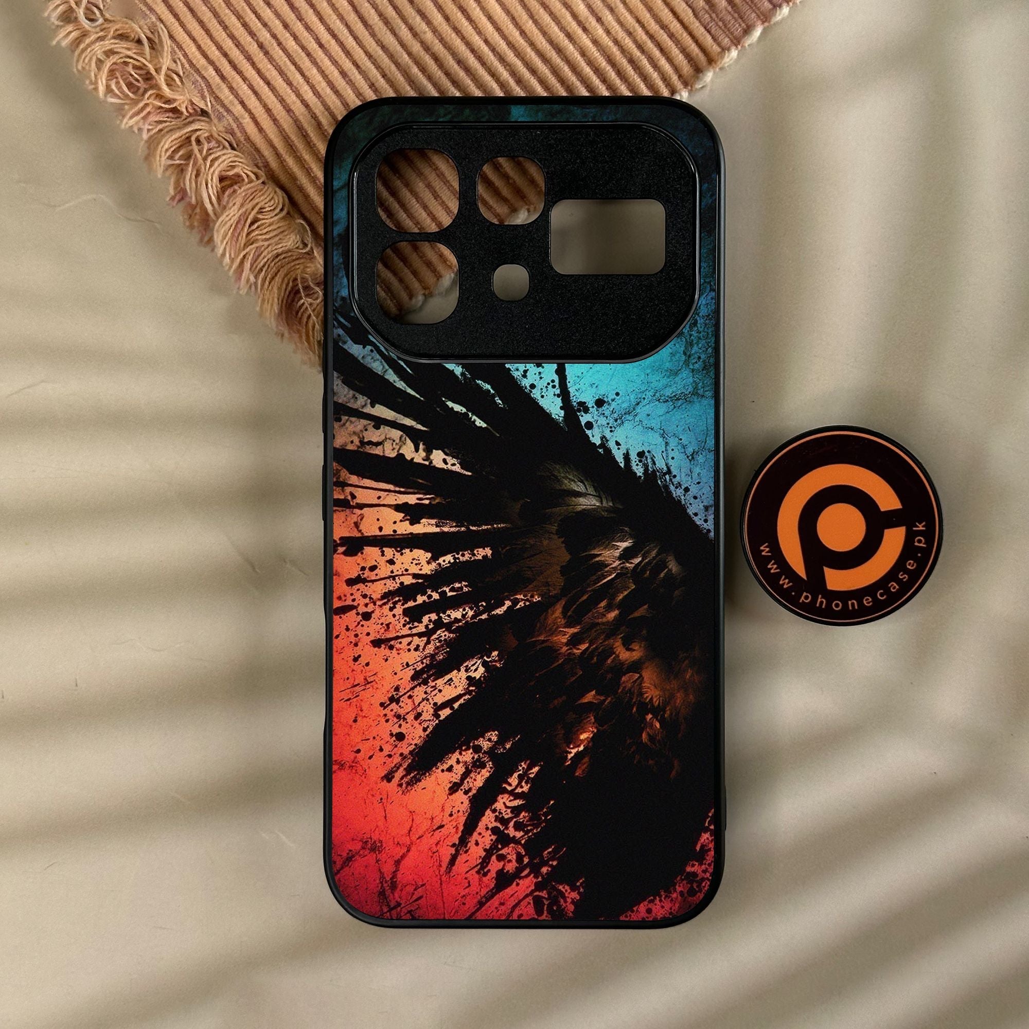 Infinix Note 60 - Angel 2.0 Design 9 - Premium Metal Printed Soft Bumper Shock Proof Case