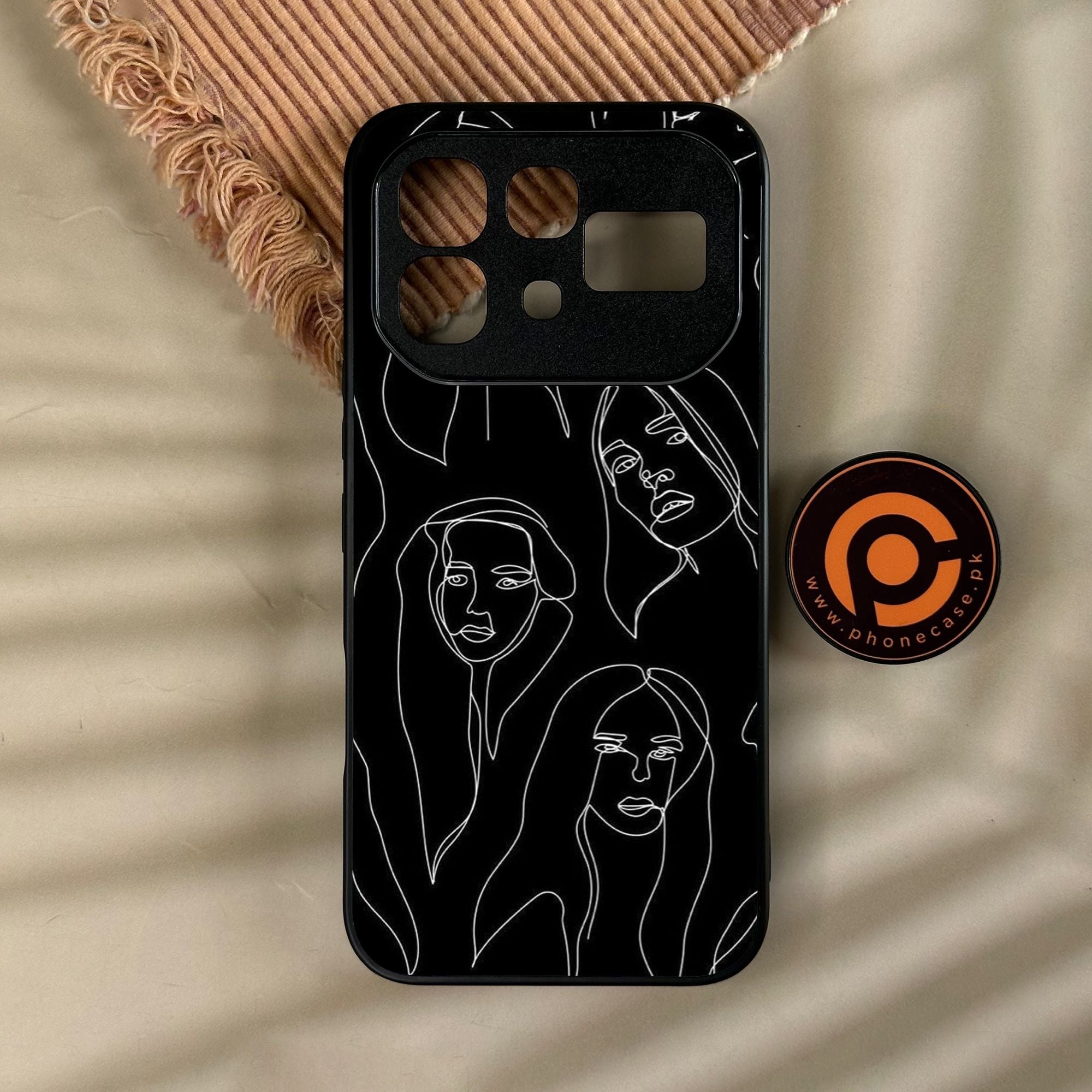 Infinix Note 60 Pro - Girls Design 8 - Premium Metal Printed Soft Bumper Shock Proof Case