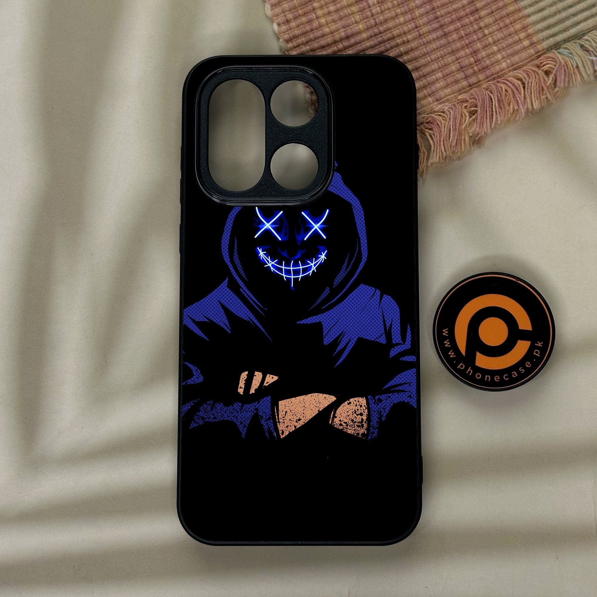 OnePlus 15 - Anonymous 2.0 Design 10 - Premium Metal Printed Soft Bumper Shock Proof Case