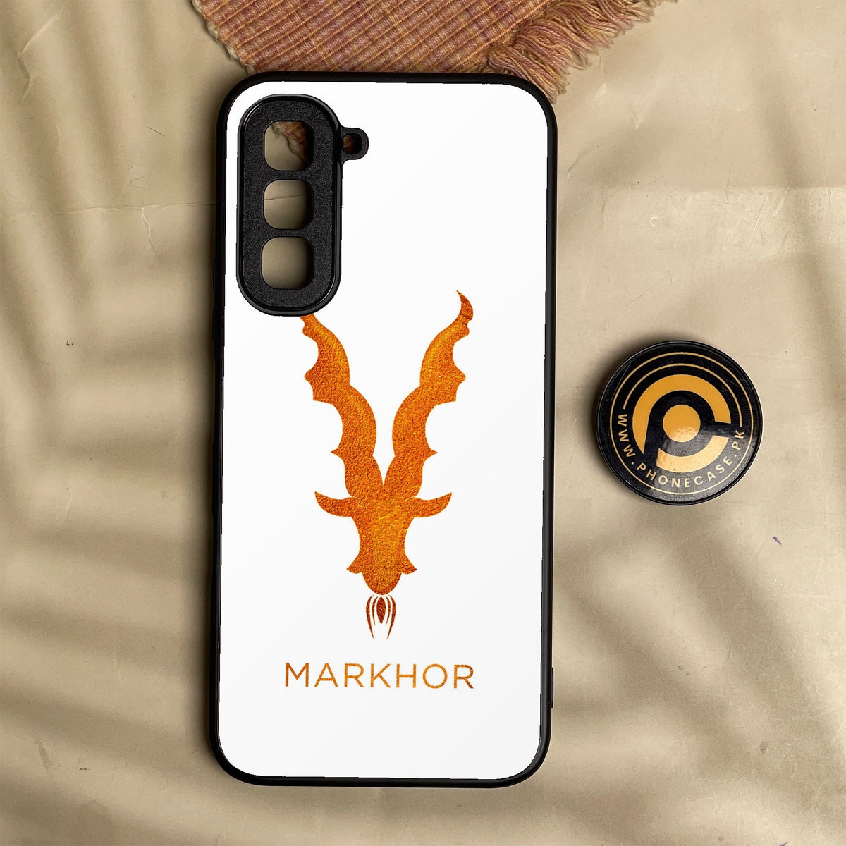 Infinix Hot 70 - Markhor Design 11 - Premium Metal Printed Soft Bumper Shock Proof Case