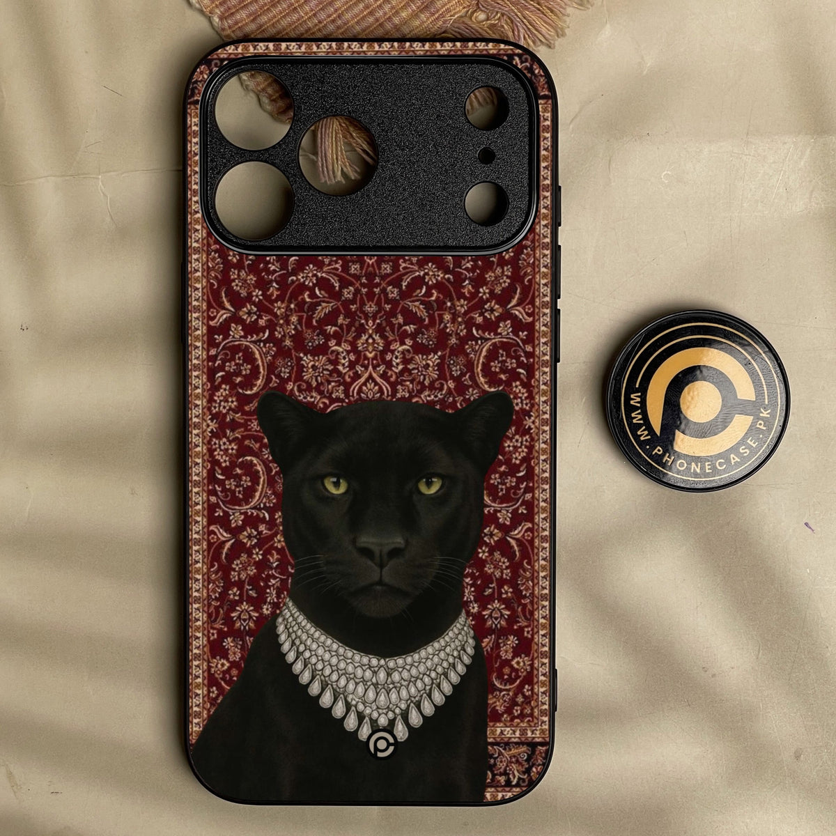 Iphone 18 Pro - Black Panther - Premium Metal Printed Soft Bumper Shock Proof Case