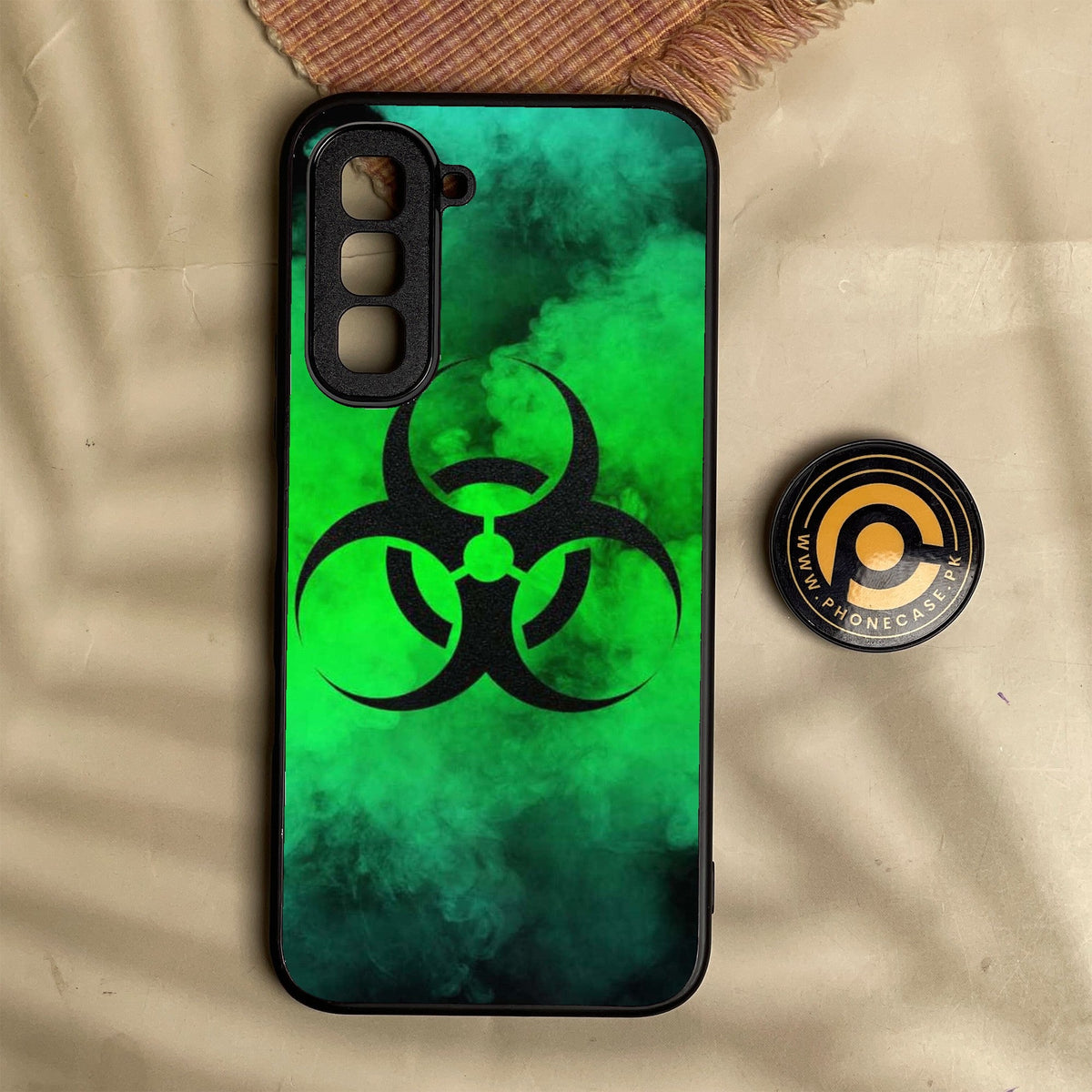 Infinix Hot 70 - Biohazard Design 7 - Premium Metal Printed Soft Bumper Shock Proof Case