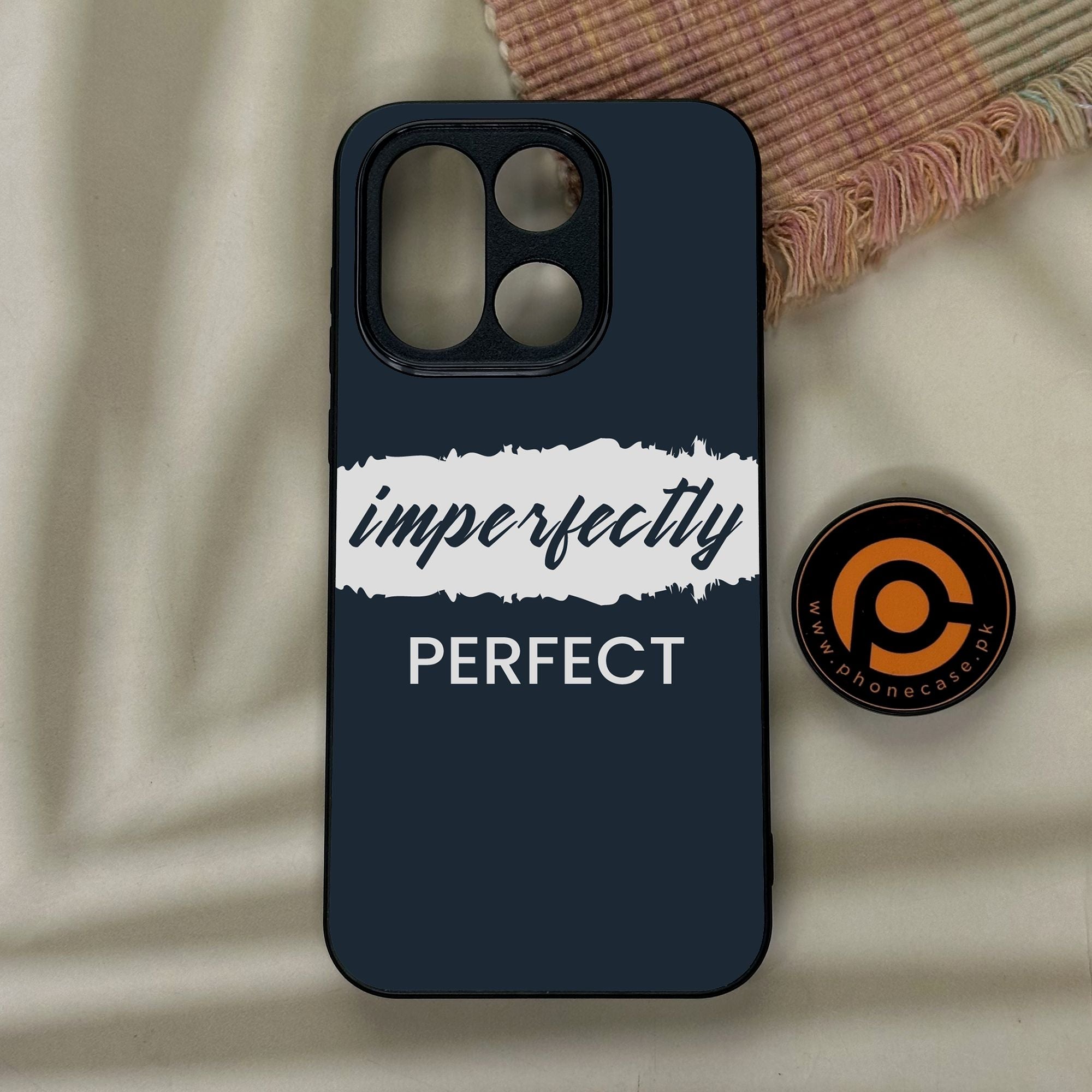 OnePlus 15 - Imperfectly - Premium Metal Printed Soft Bumper Shock Proof Case