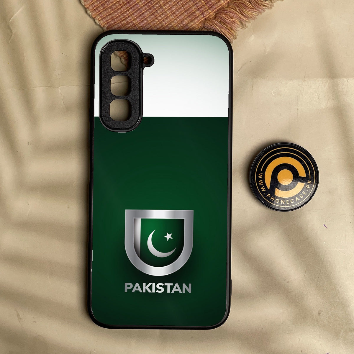Infinix Hot 70 - Pakistani Flag Design 4 - Premium Metal Printed Soft Bumper Shock Proof Case