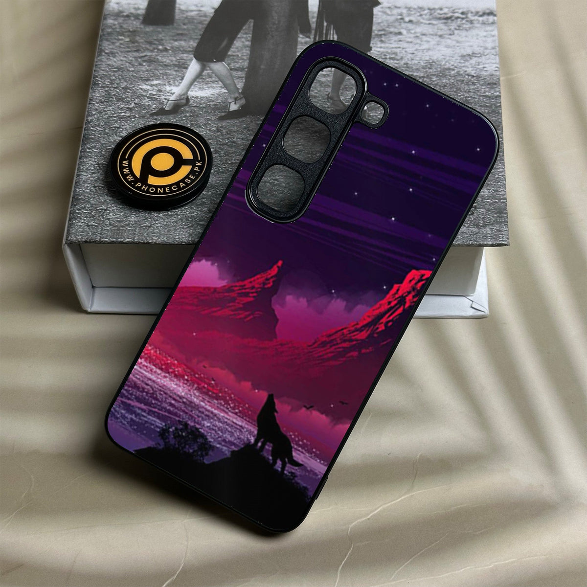 Infinix Hot 70 Pro - Wolf Design 7 - Premium Metal Printed Soft Bumper Shock Proof Case