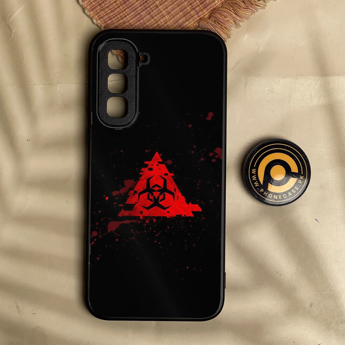 Infinix Hot 70 - Biohazard Design 4 - Premium Metal Printed Soft Bumper Shock Proof Case