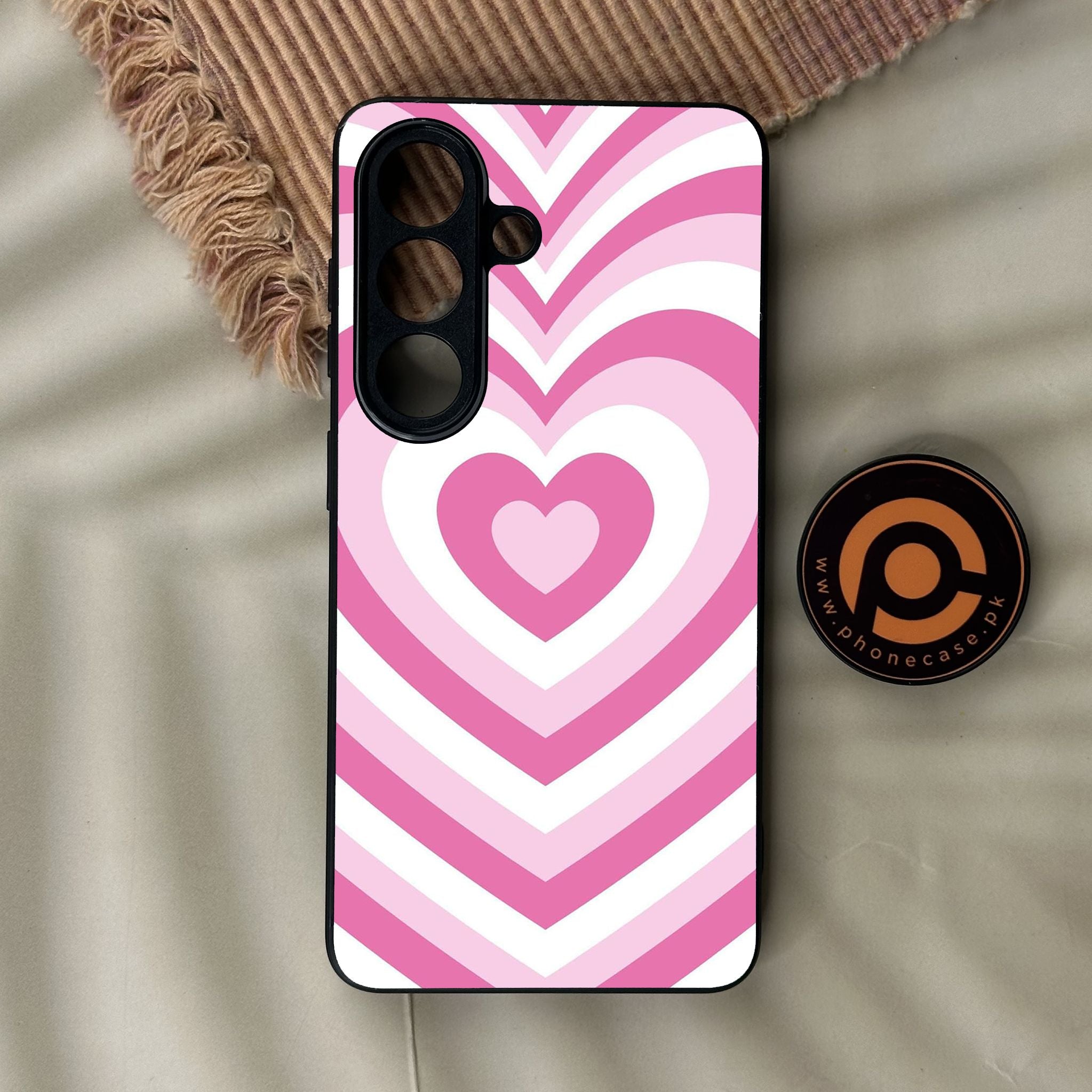 Galaxy S26 - Heartbeat Design 3 - Premium Metal Printed Soft Bumper Shock Proof Case