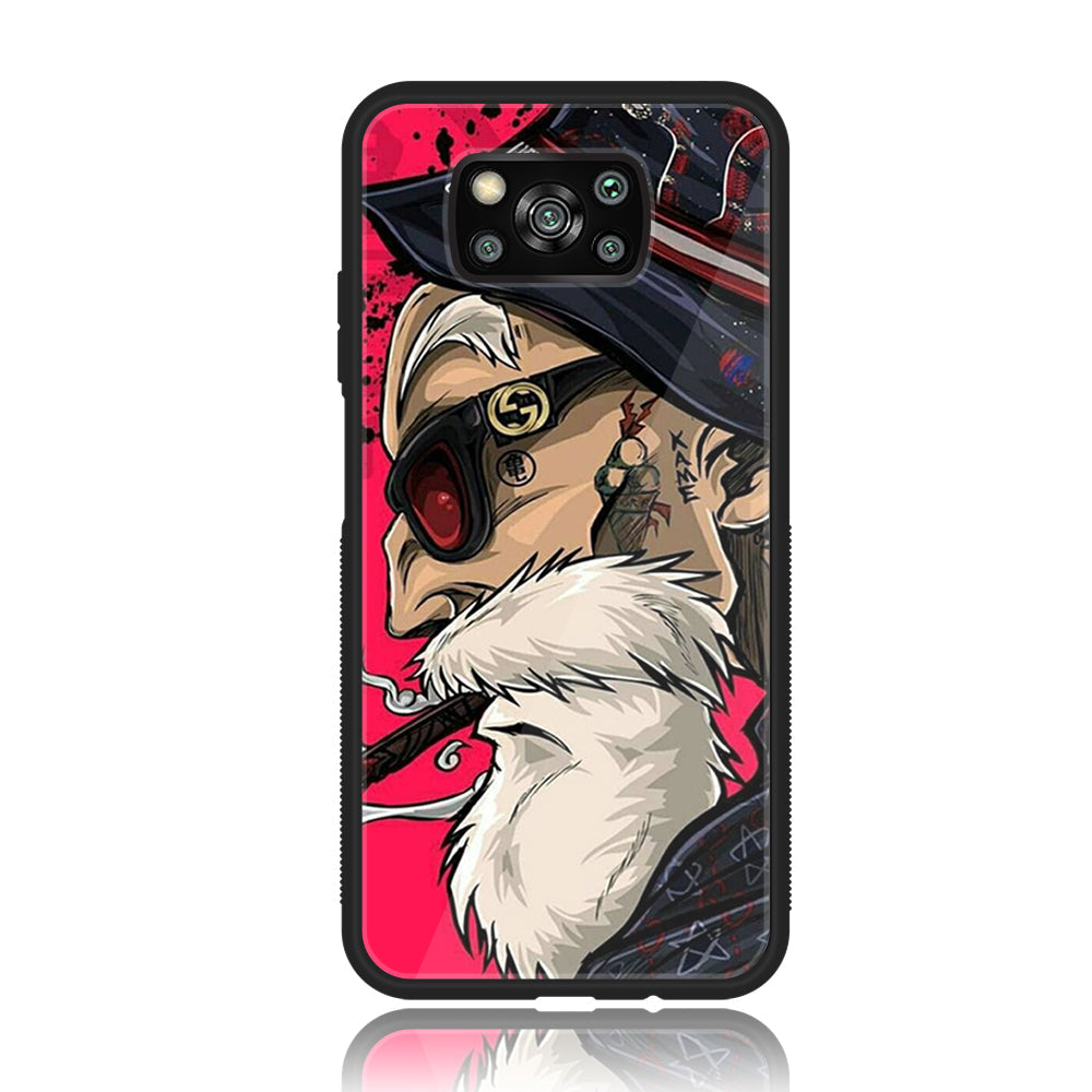 Xiaomi Poco X3 - Cartoon Series - Premium Printed Glass soft Bumper shock Proof Case