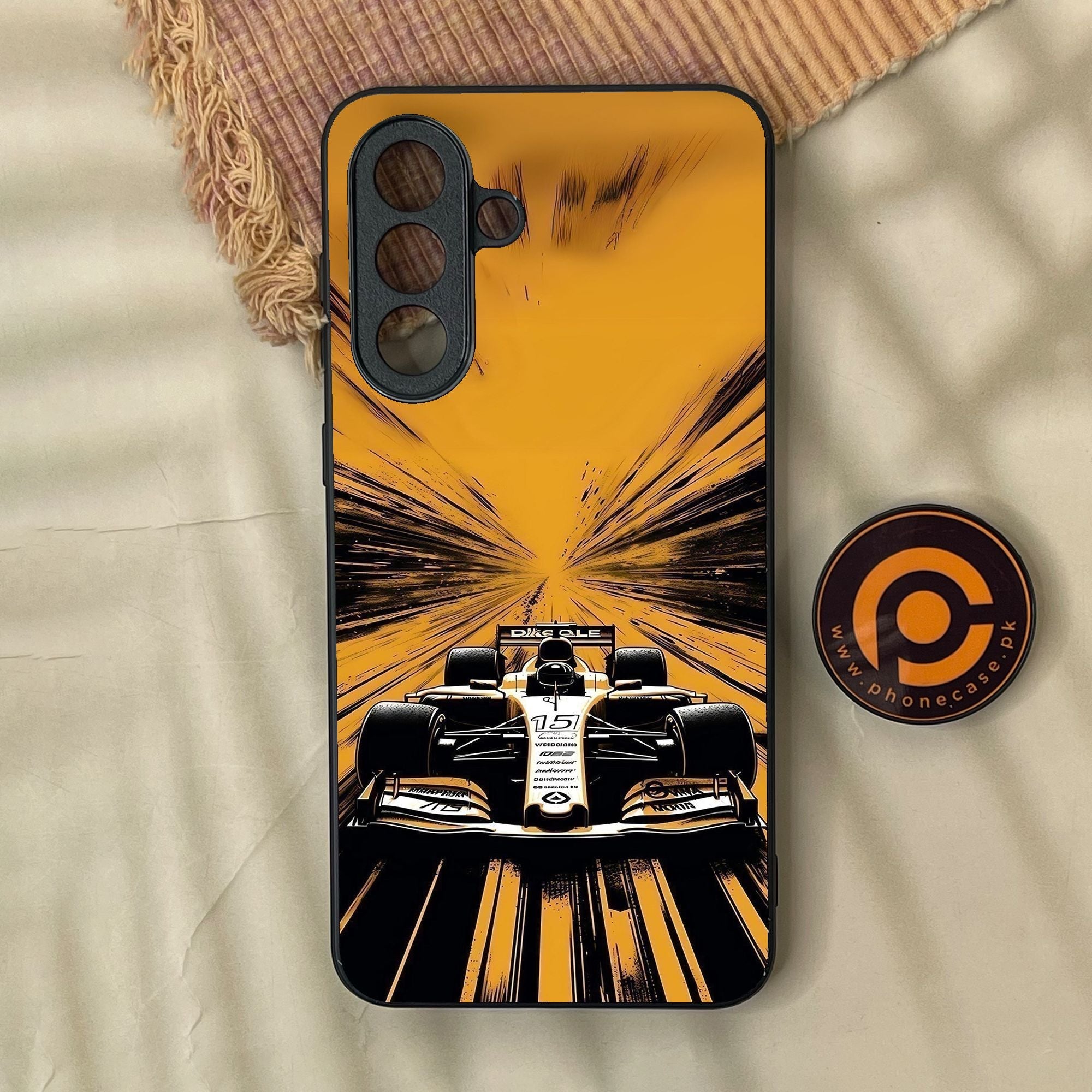 Samsung Galaxy A57 - Formula 1 Design 4 - Premium Metal Printed Soft Bumper Shock Proof Case