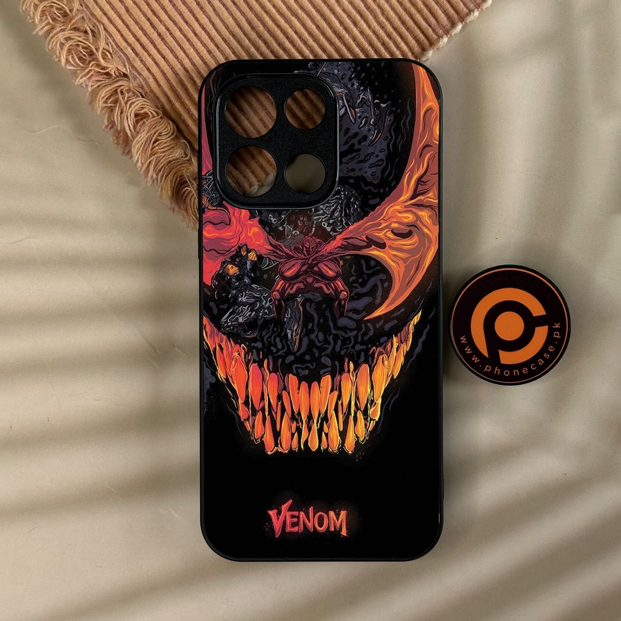 OnePlus Turbo 6 - Venom Case - Premium Metal Printed Soft Bumper Shock Proof Case