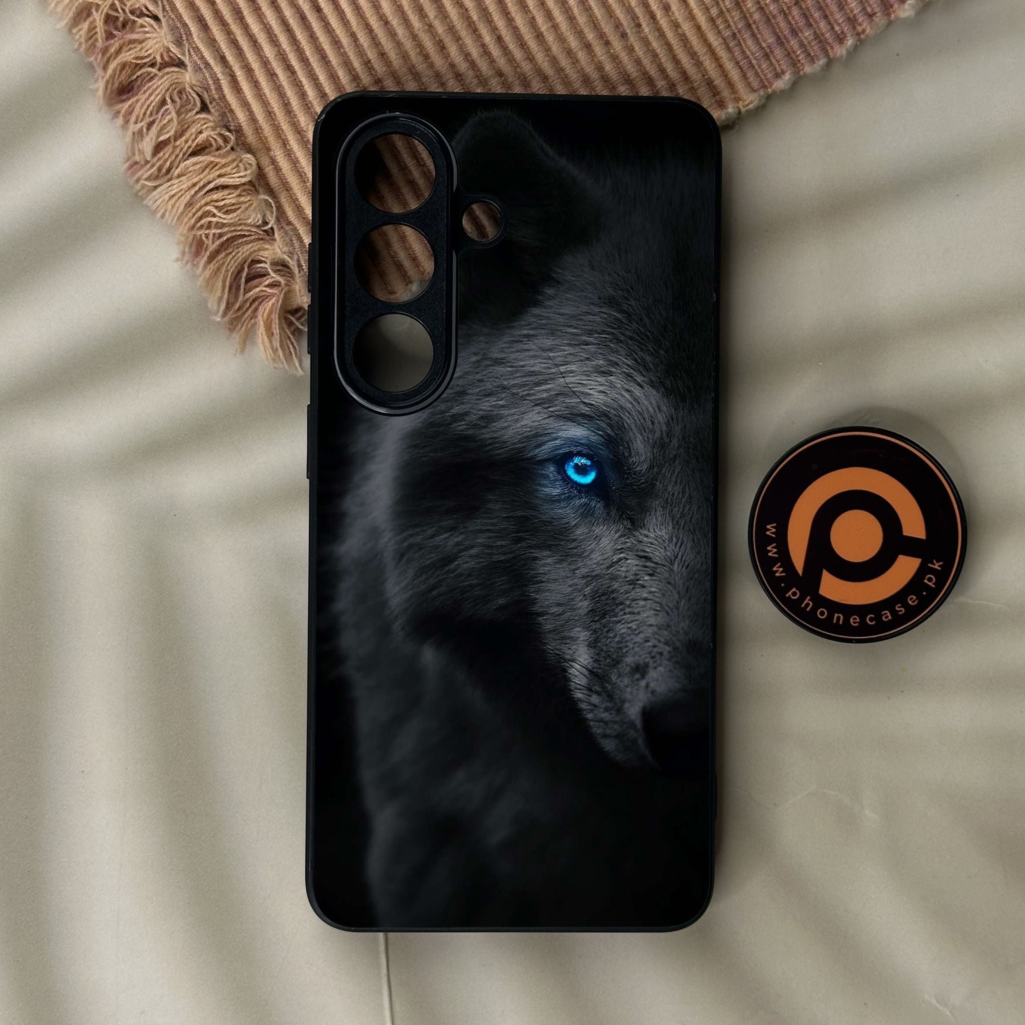 Galaxy S26 - Wolf Design 9 - Premium Metal Printed Soft Bumper Shock Proof Case
