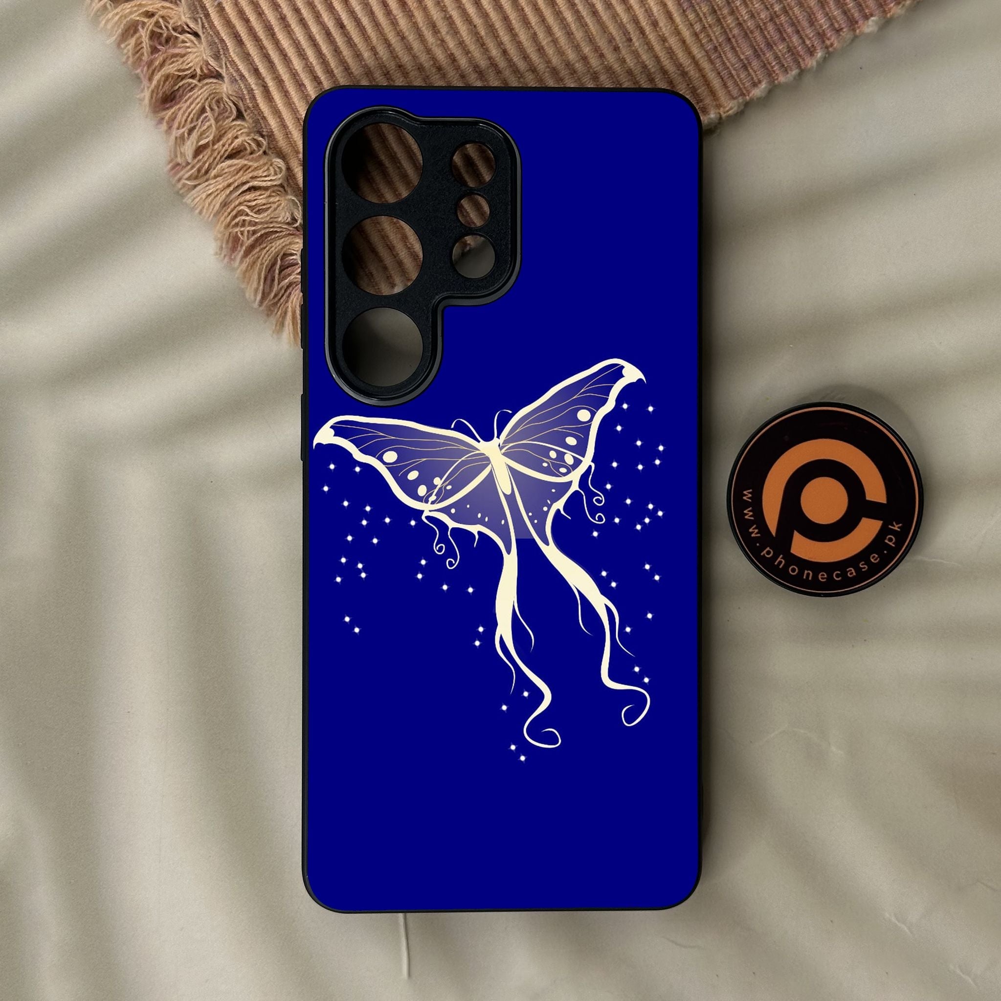 Galaxy S26 Ultra - Butterflies Design 1 - Premium Metal Printed Soft Bumper Shock Proof Case